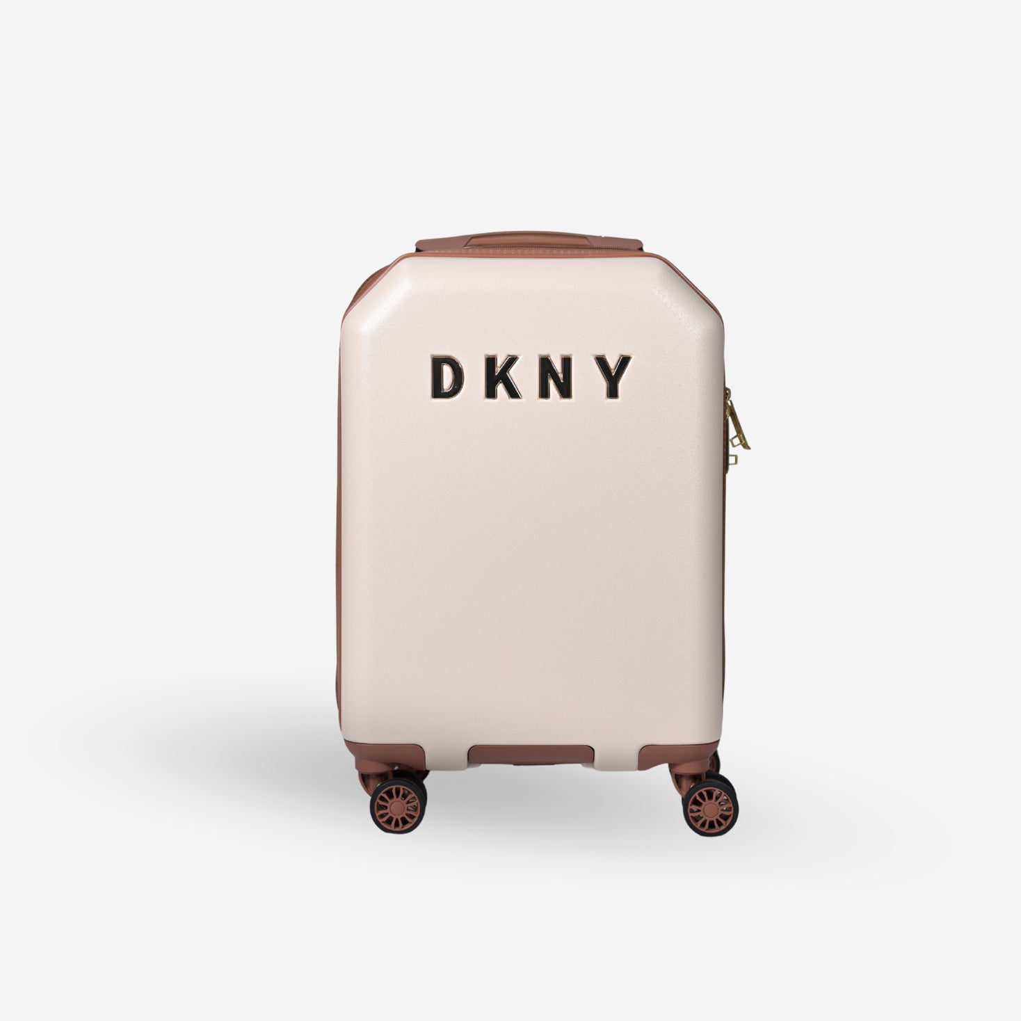 DKNY_Beige_Dkny Cream (Brown Trim) Cabin Luggage_DH118ML7_CEB_01