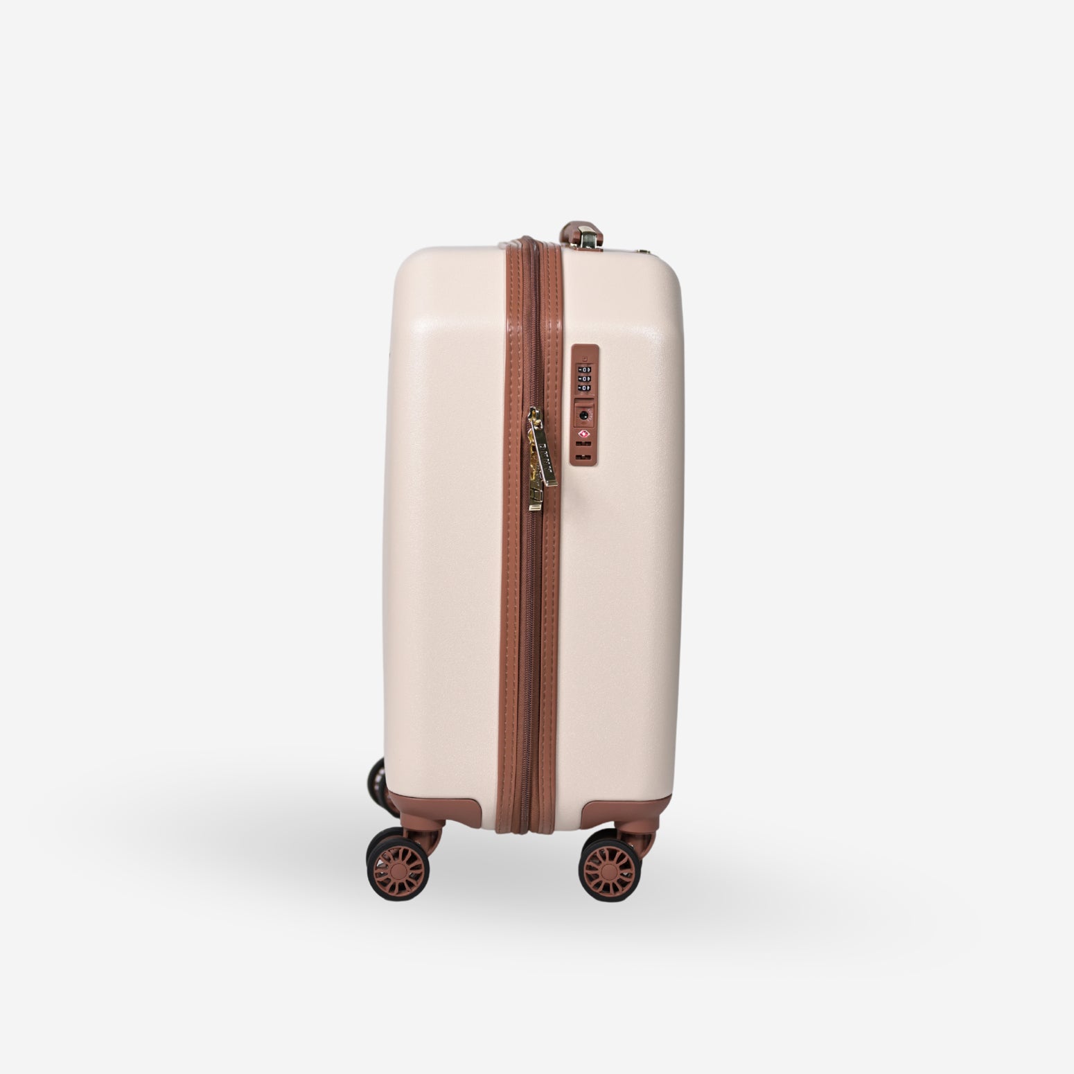 DKNY_Beige_Dkny Cream (Brown Trim) Cabin Luggage_DH118ML7_CEB_02