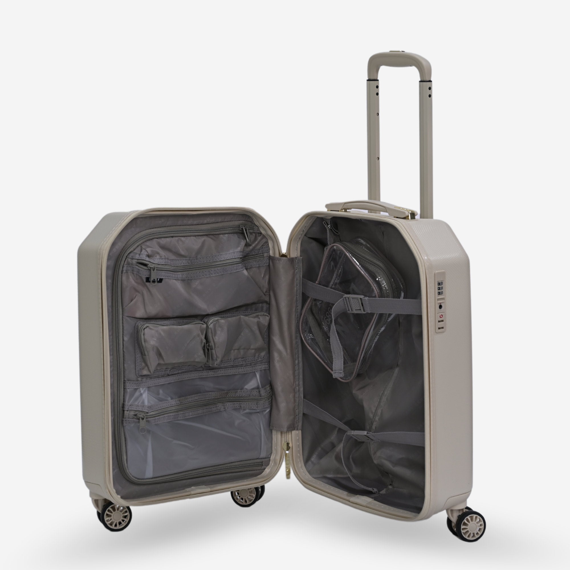 DKNY Ivory Cabin Luggage_DH118ML7_IVY_04