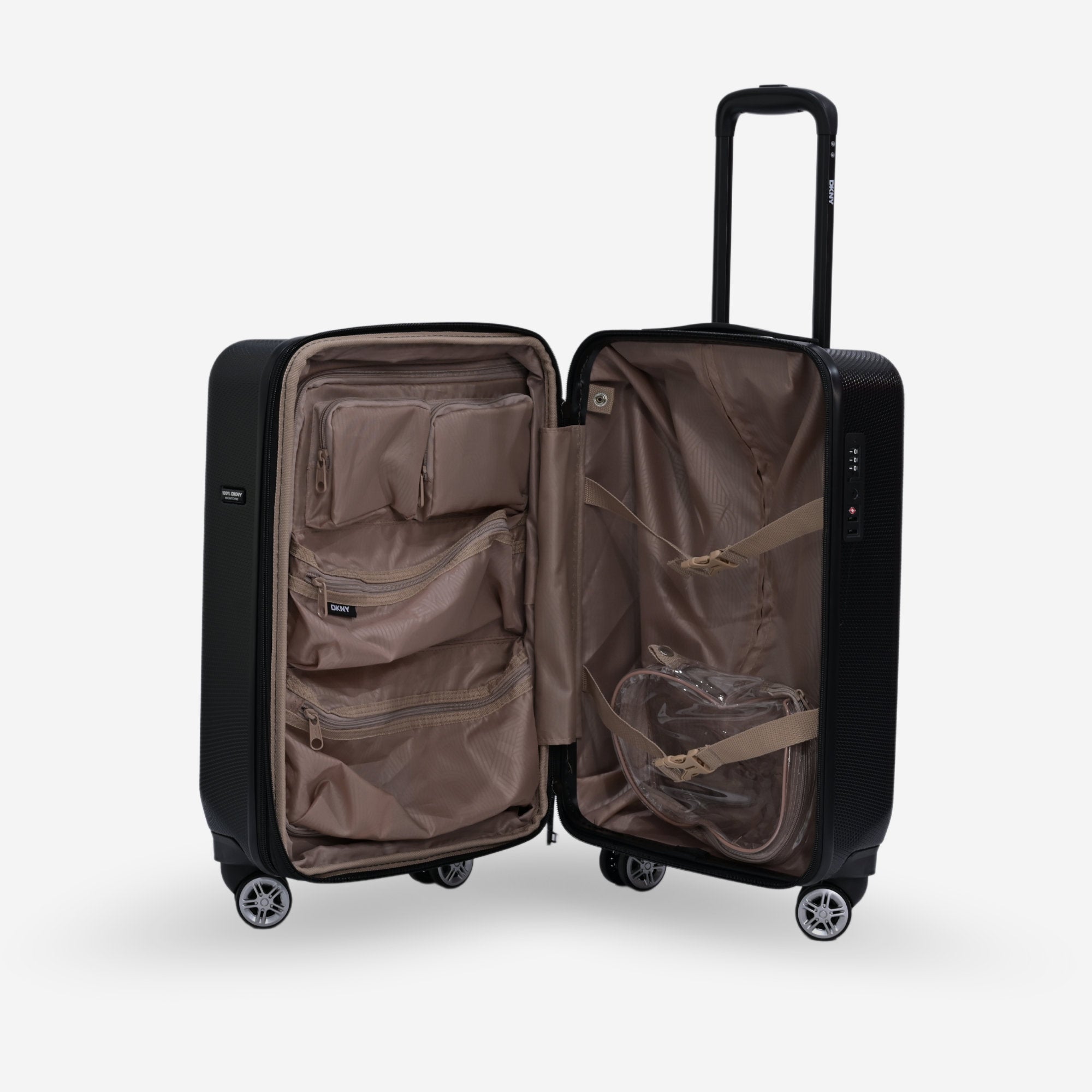 DKNY Black Cabin Luggage_DH118SP4_BLK_04