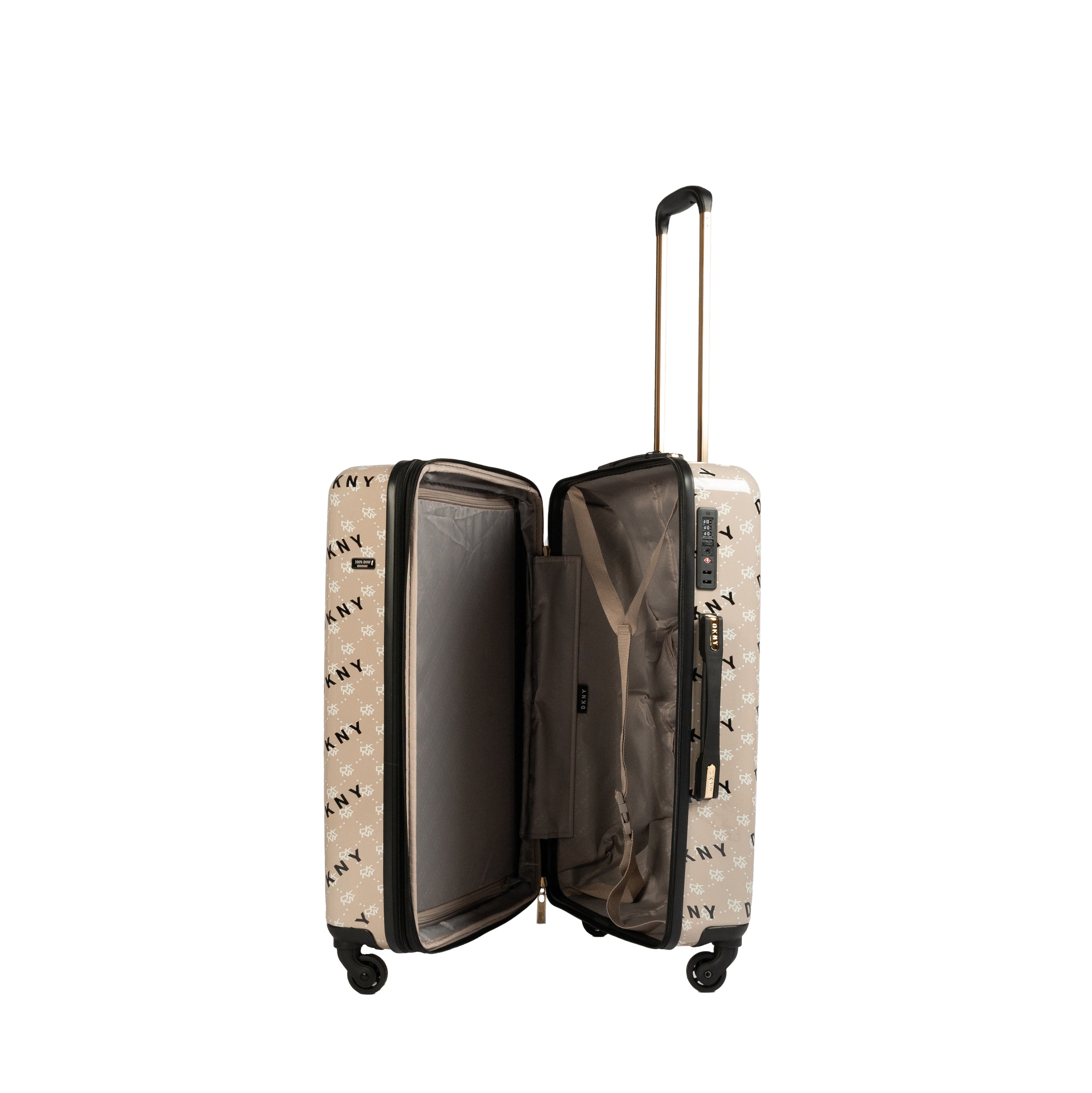 DKNY Beige Medium Luggage - BEVAVA