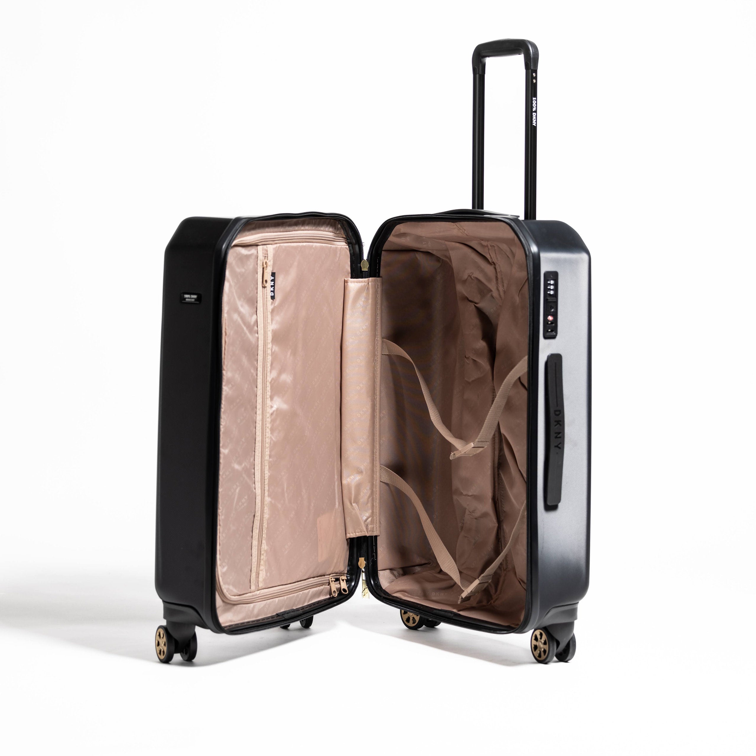 DKNY Black Medium Luggage_DH418CC4_BLK_02