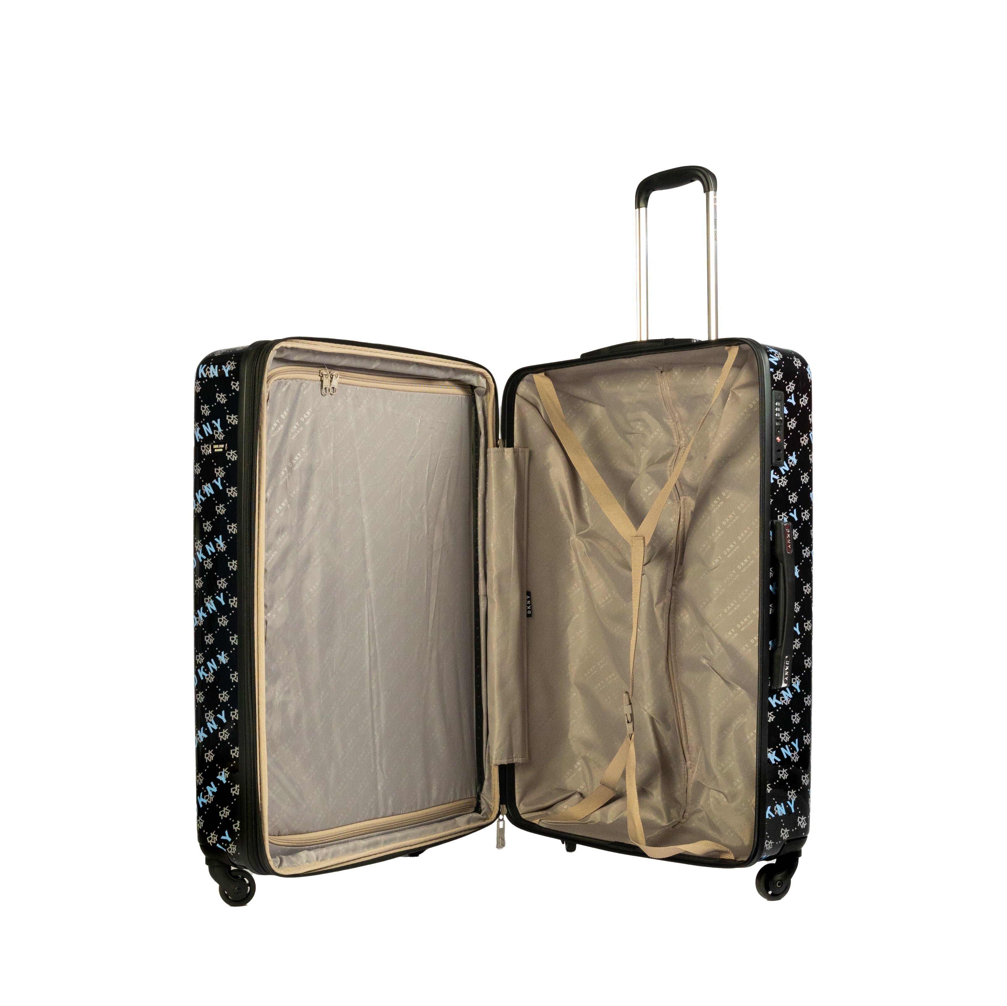 DKNY Black Large Luggage - BEVAVA