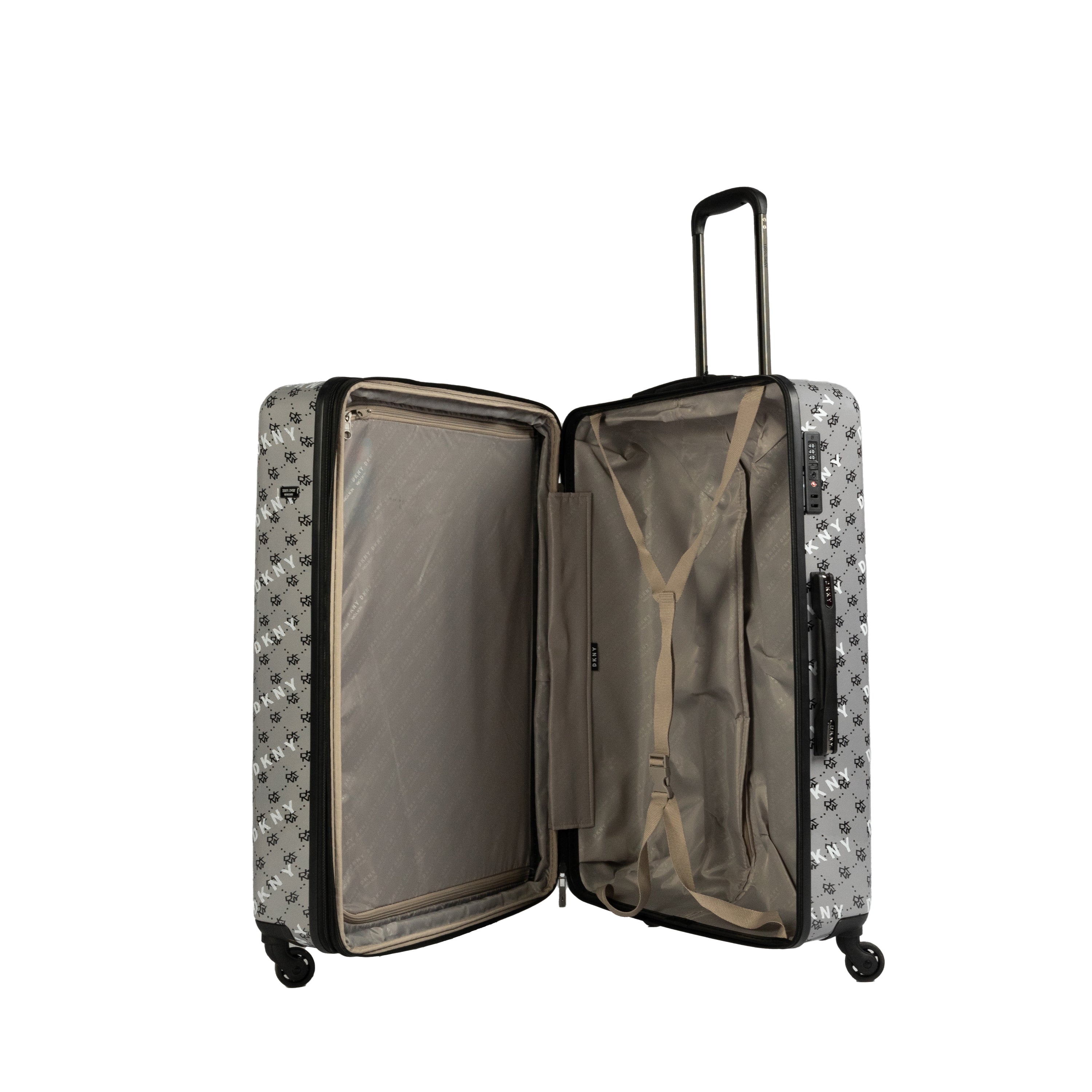 DKNY Grey Large Luggage - BEVAVA