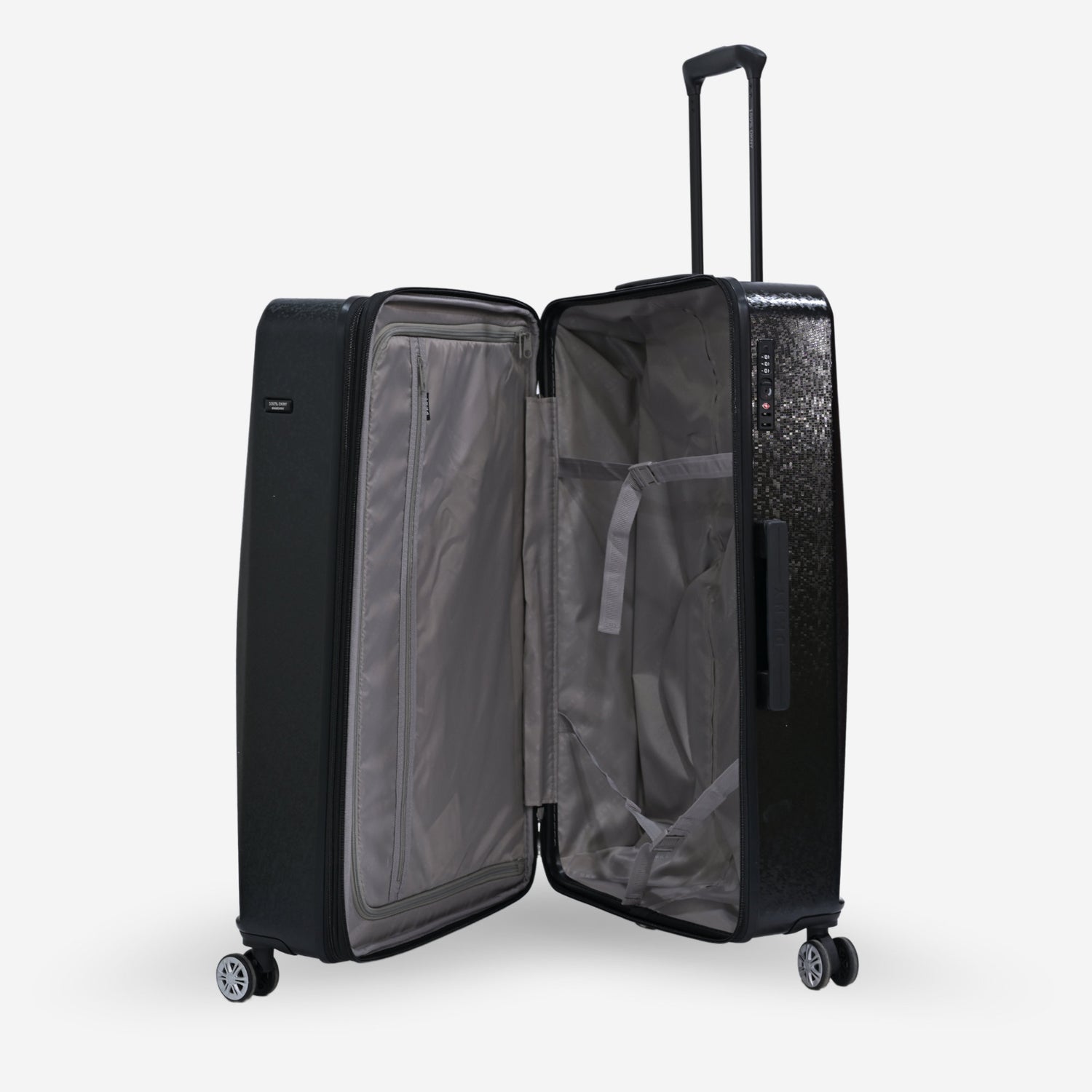 DKNY Black Large Luggage_DH818CP4_BLK_04