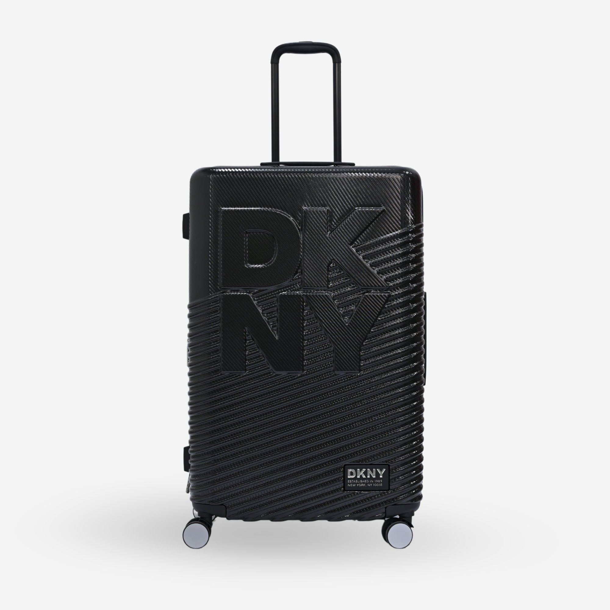 DKNY Black Large Luggage_DH818CT4_BLK_01