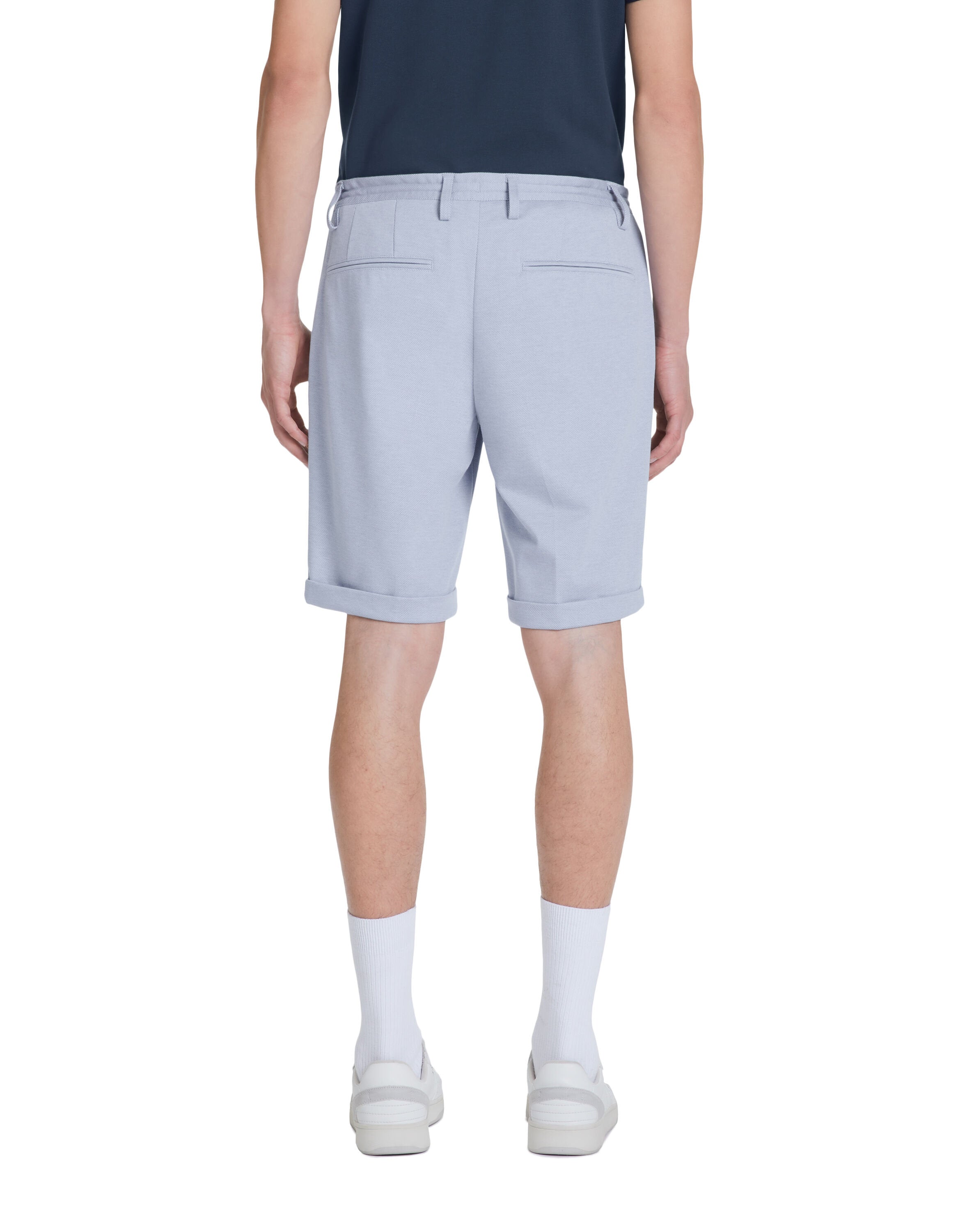 Celio_Blue 24H Knit Bermuda Shorts_DOEVANBM_BLUE_03