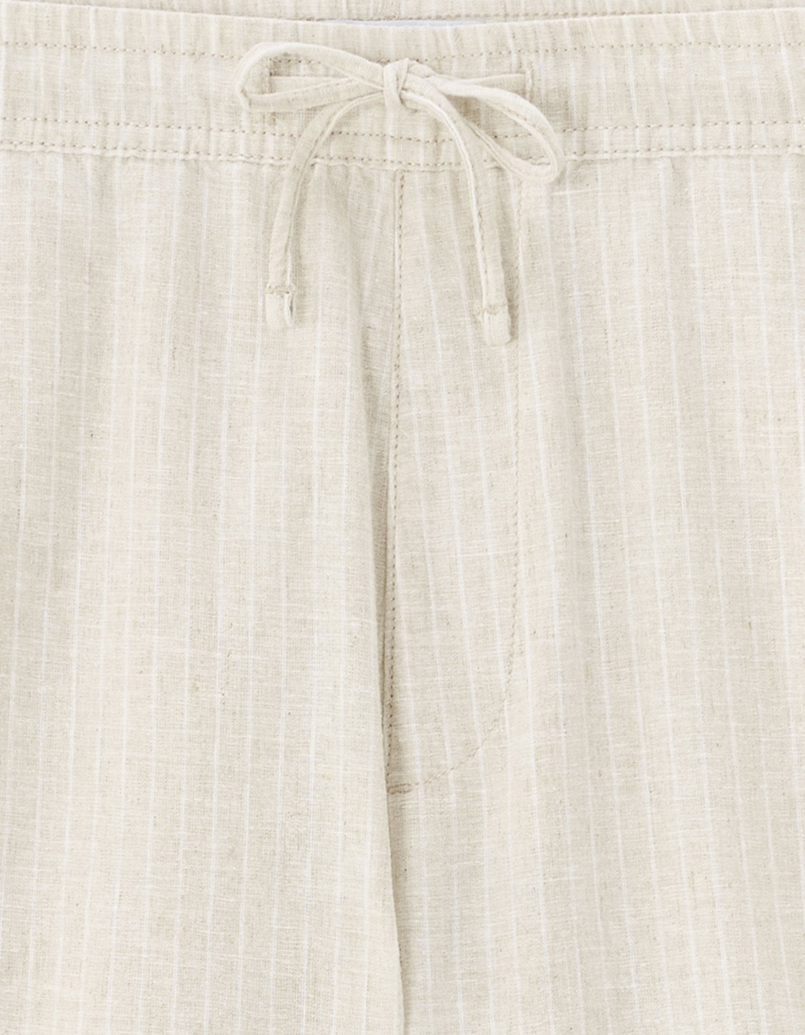 Celio_Beige Striped Linen and Cotton Bermuda_DOLINCOBMR_BEIGE_06