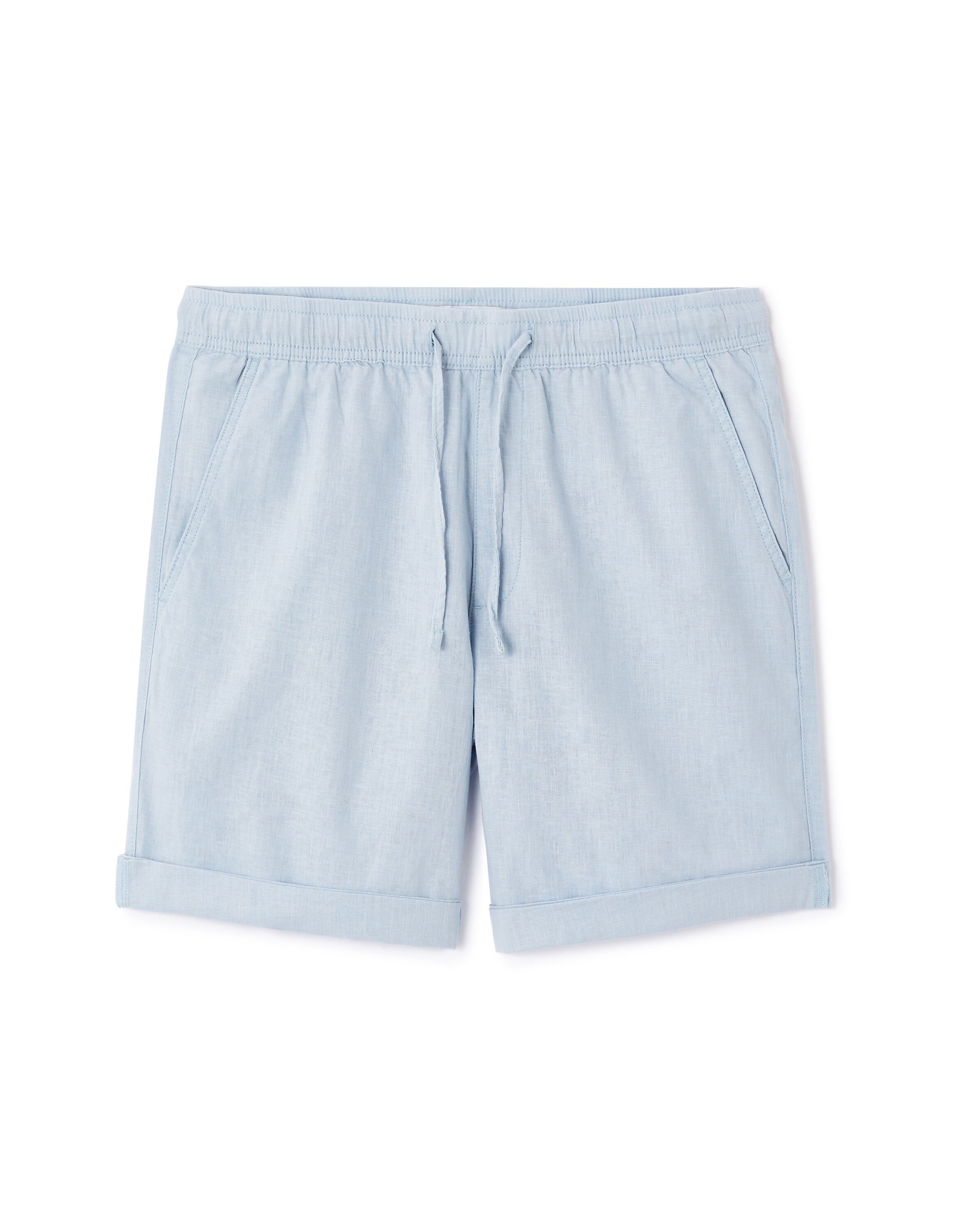Celio_Linen-Cotton Bermuda Shorts - Light Blue_DOLINCOBM_LIGHT BLUE_05