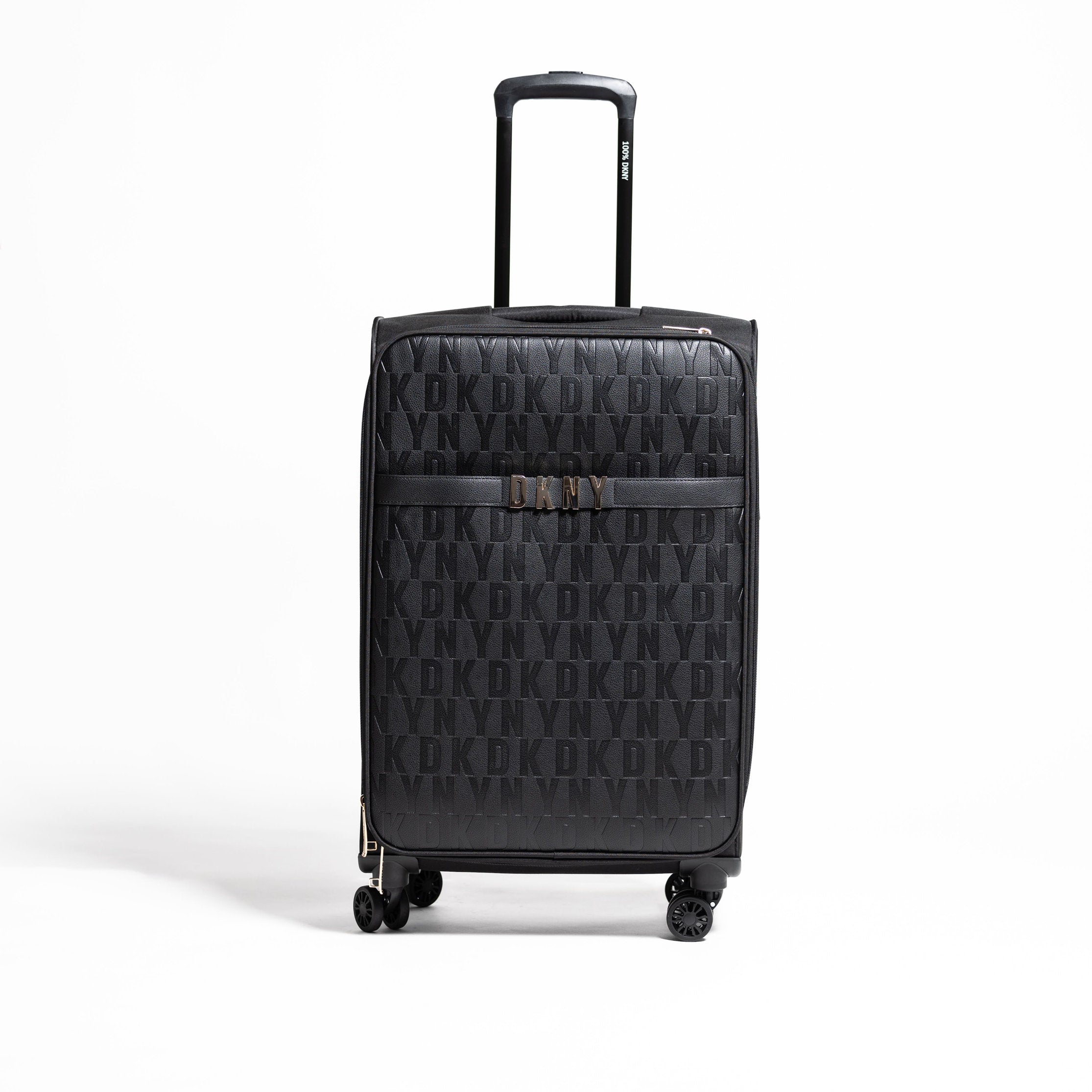 DKNY Black Medium Luggage_DT418IM4_BLK_01