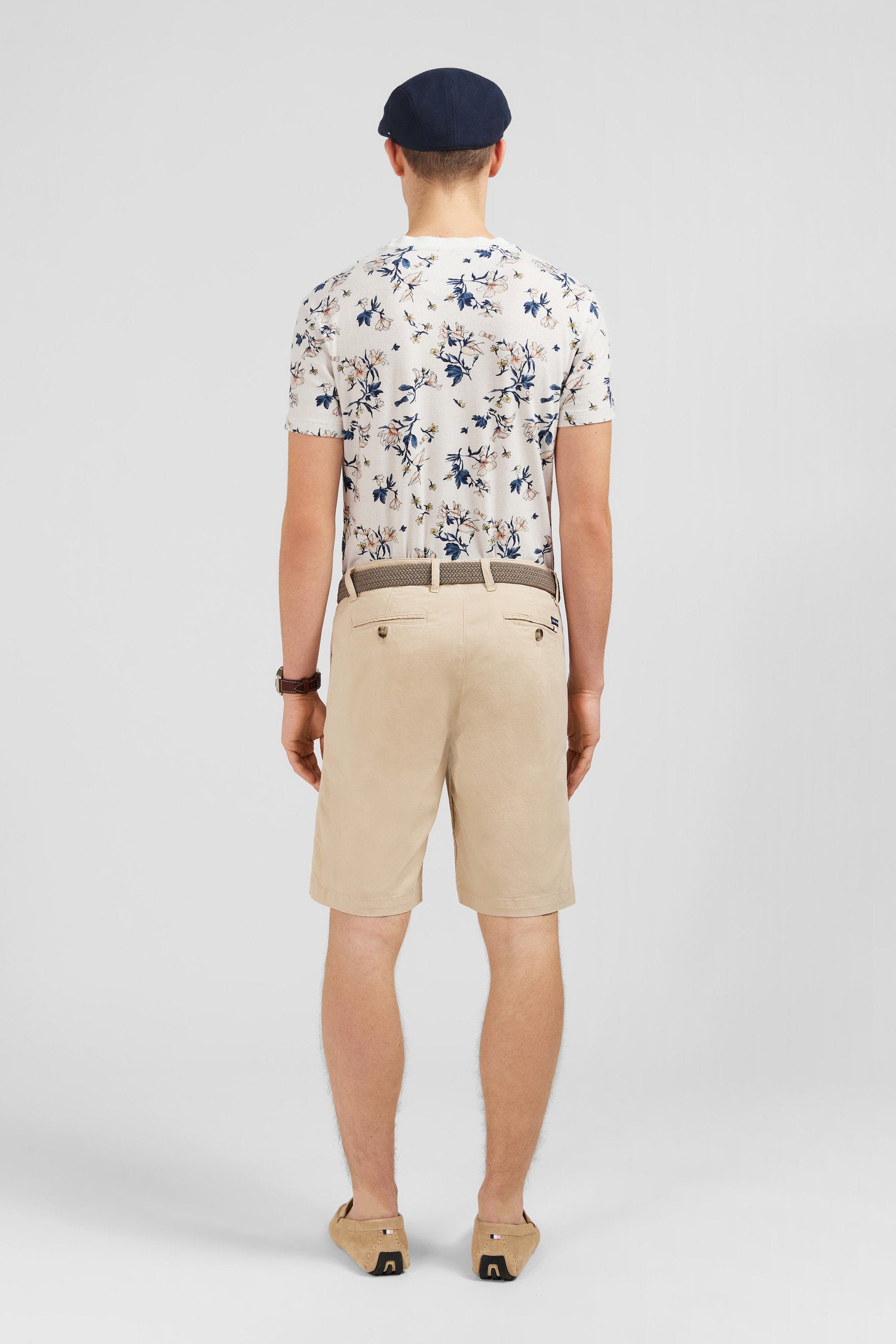Plain Beige Bermuda Shorts_E24BASBE0002_BEM7_03