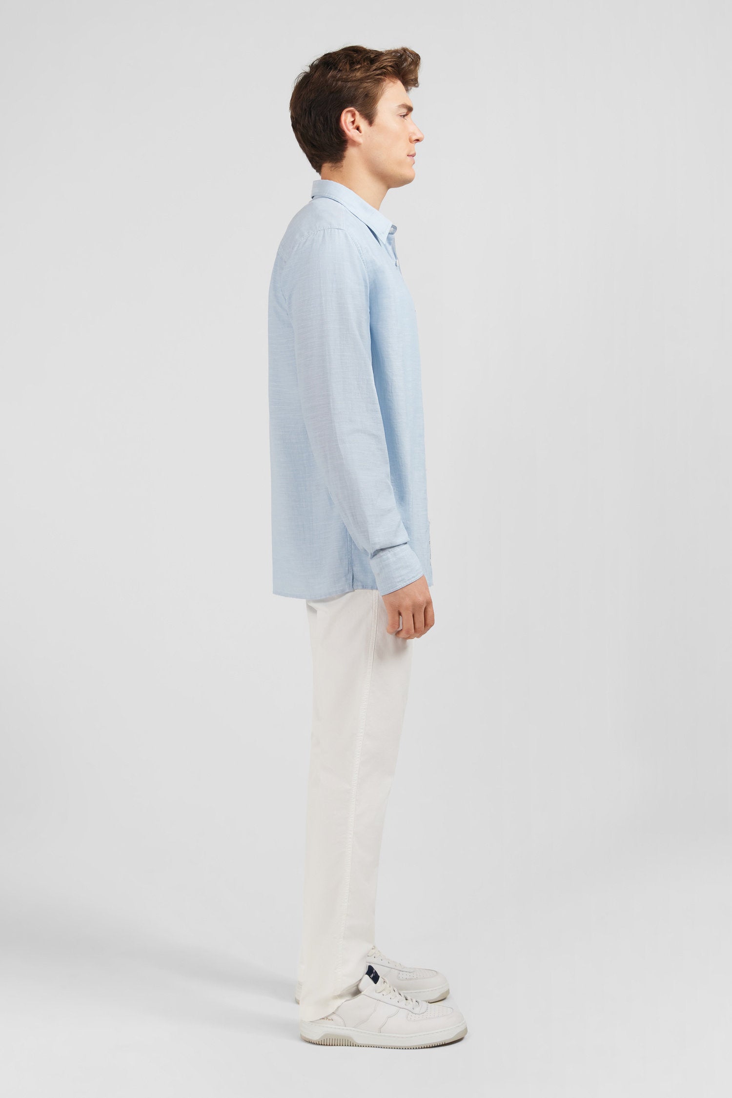Light Blue Shirt In Linen_E24Checl0018_Blc3_04
