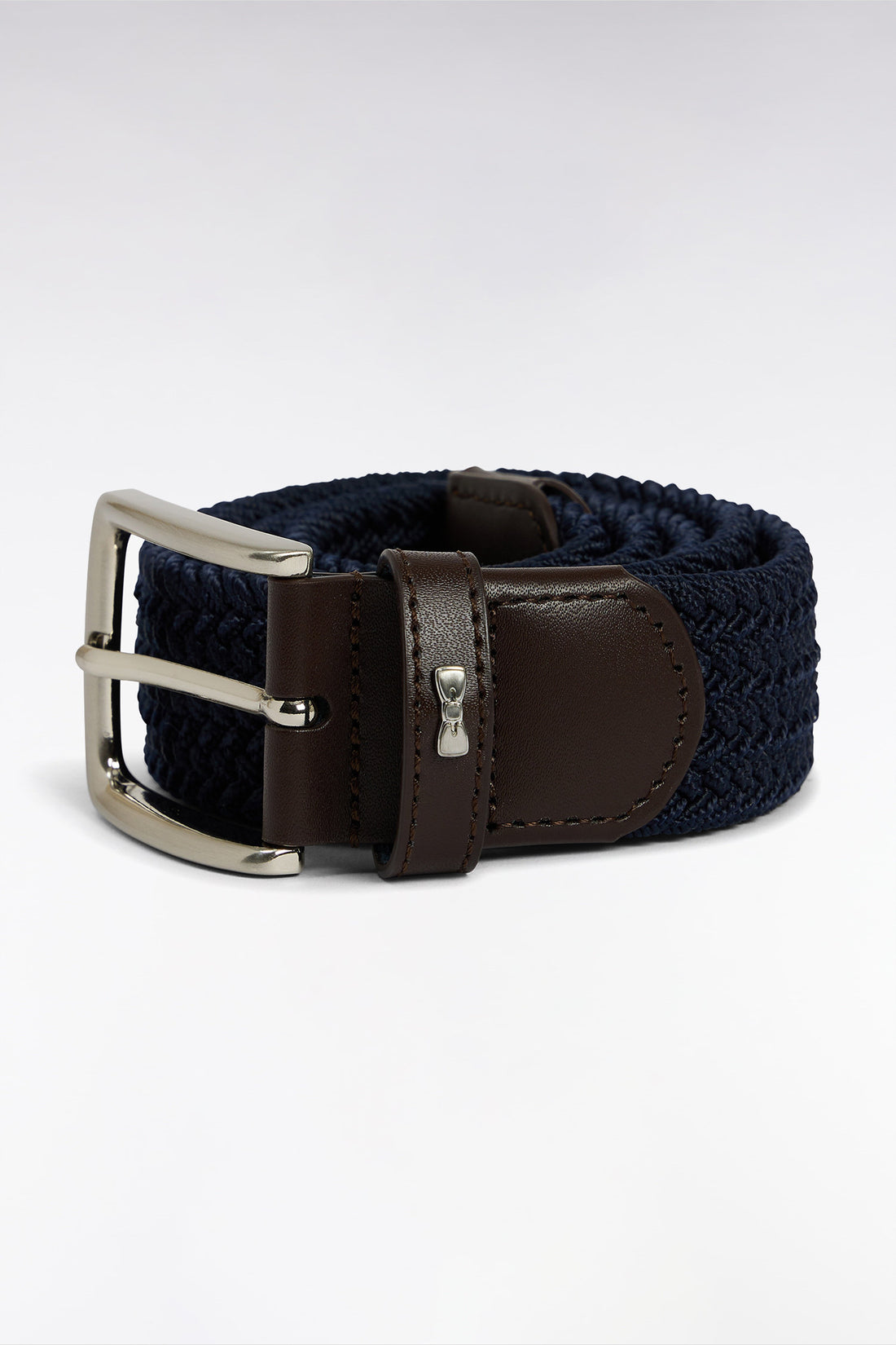 Eden Park_Navy Plain Rubber Elastic Belt_E25ACTCE0001_BLF_02