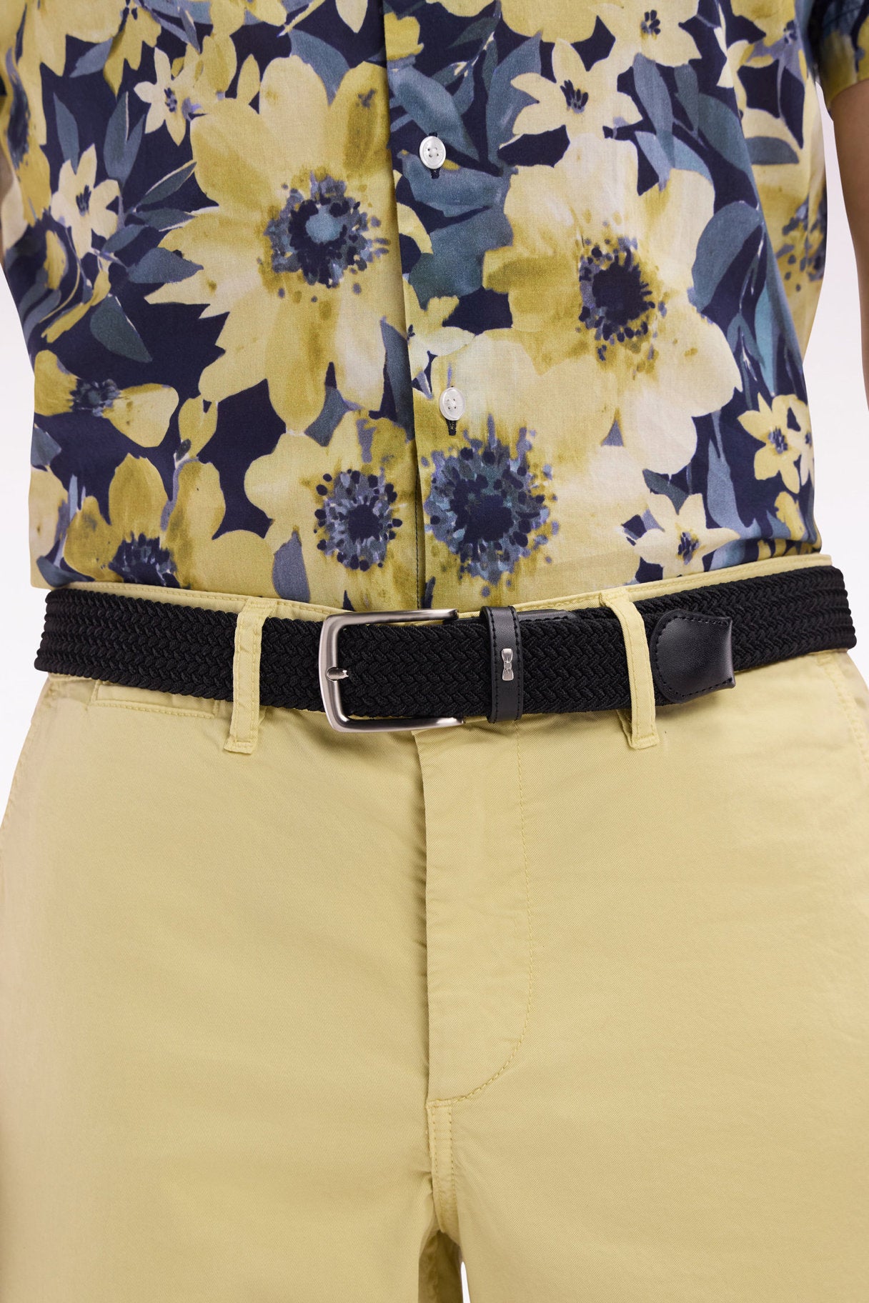 Eden Park_Black Plain Rubber Elastic Belt_E25ACTCE0001_NO_01