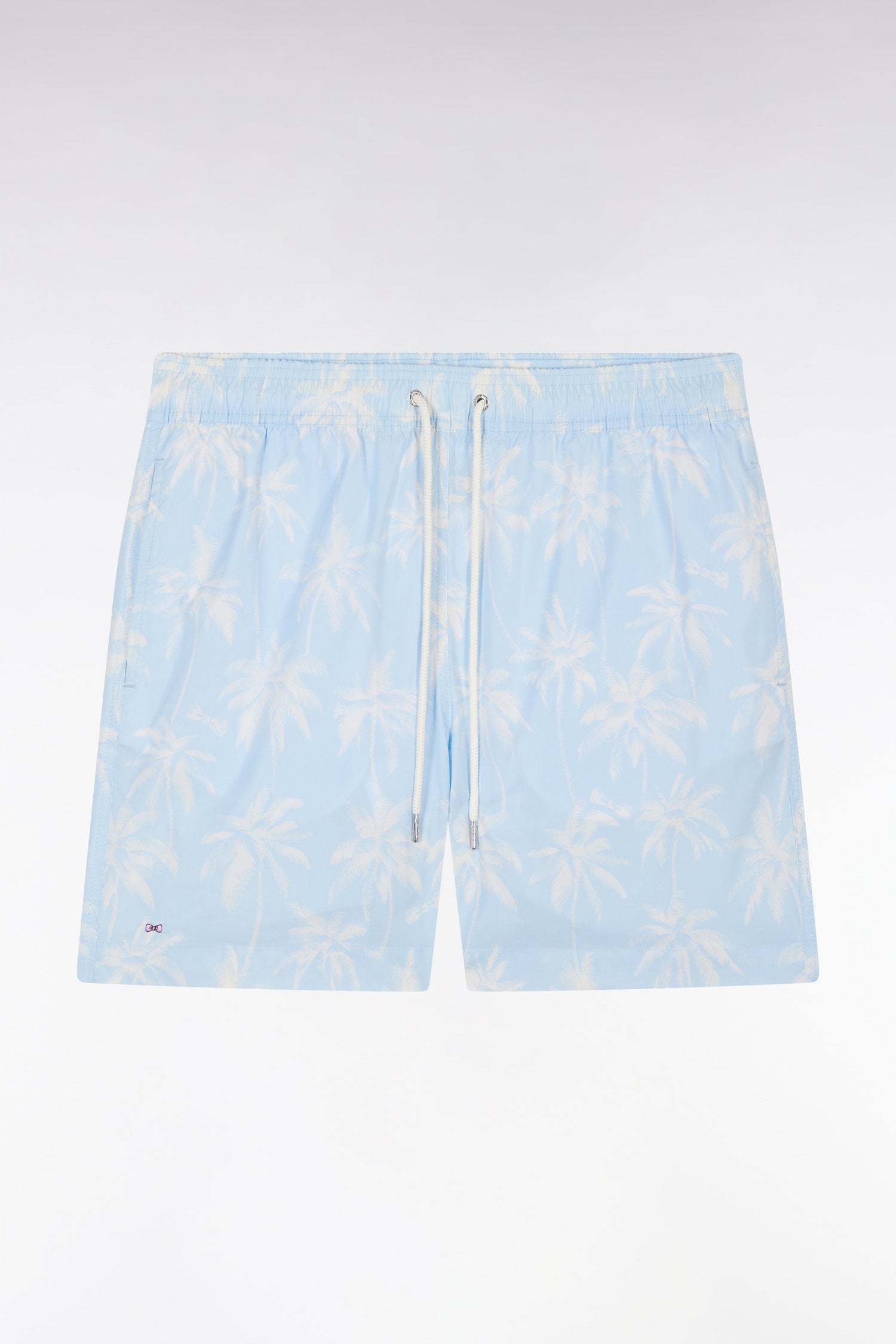 Eden Park_Sky Blue Swimsuit with Palm Tree Print_E25BAIMB0014_BLC25_02