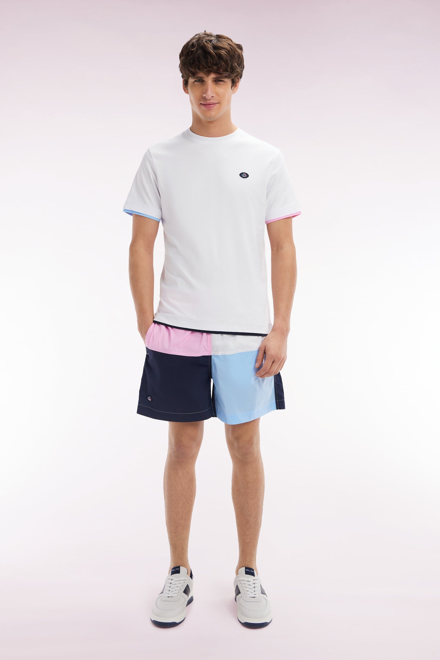 Eden Park_Barbarian Striped Swimsuit_E25BAIMB0021_ROM_01