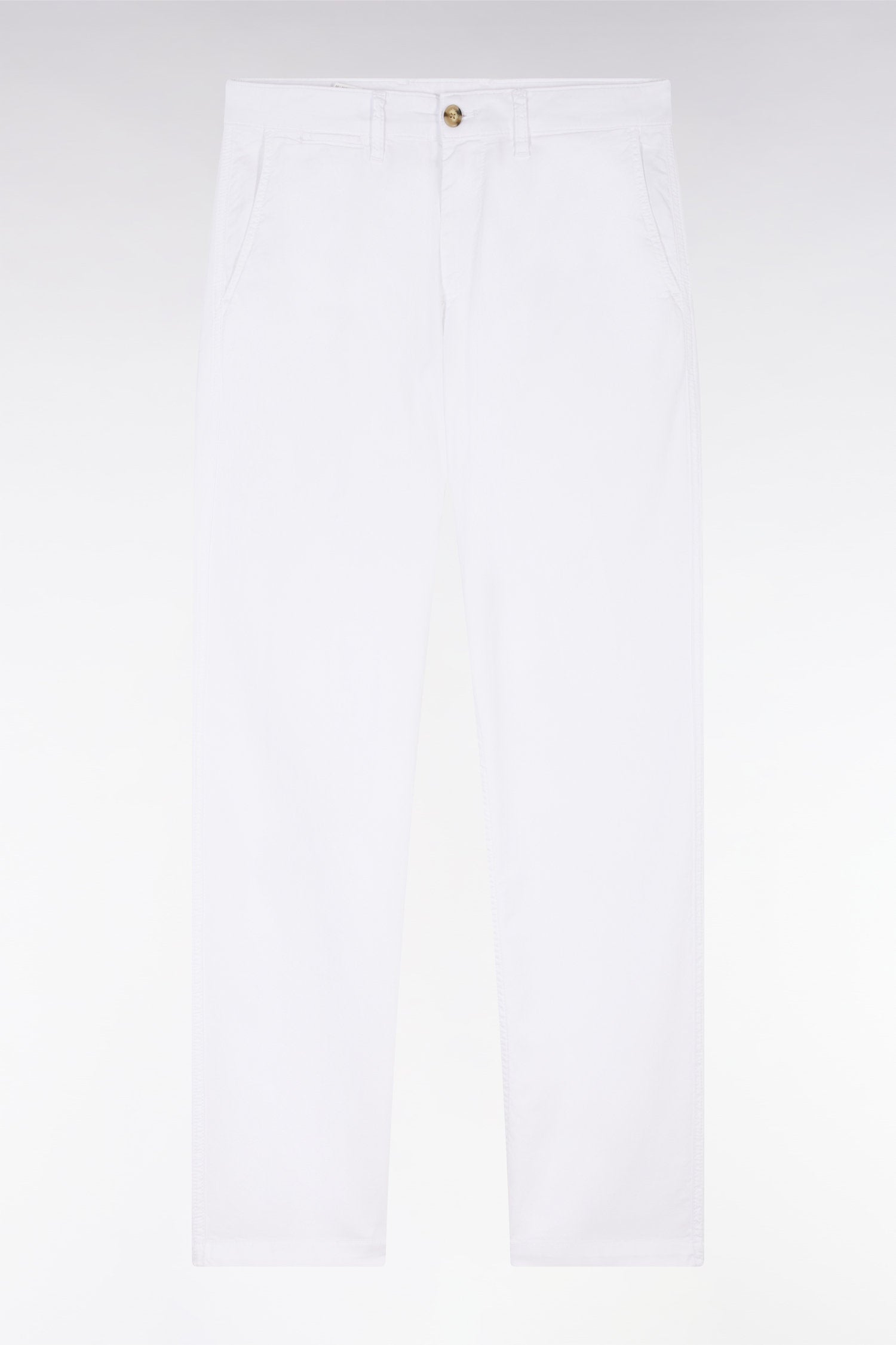 Eden Park_White Straight-Cut Stretch Cotton Pleat-Free Chinos_E25BAS0C0001_BC_04