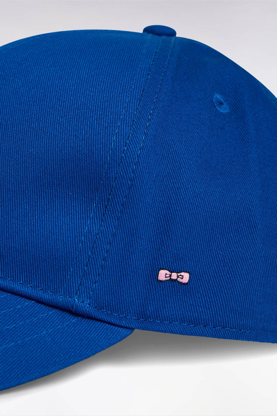 Eden Park_Navy Cotton Twill Cap with Bow Tie Embroidery_E25CHACA0001_BLM33_03