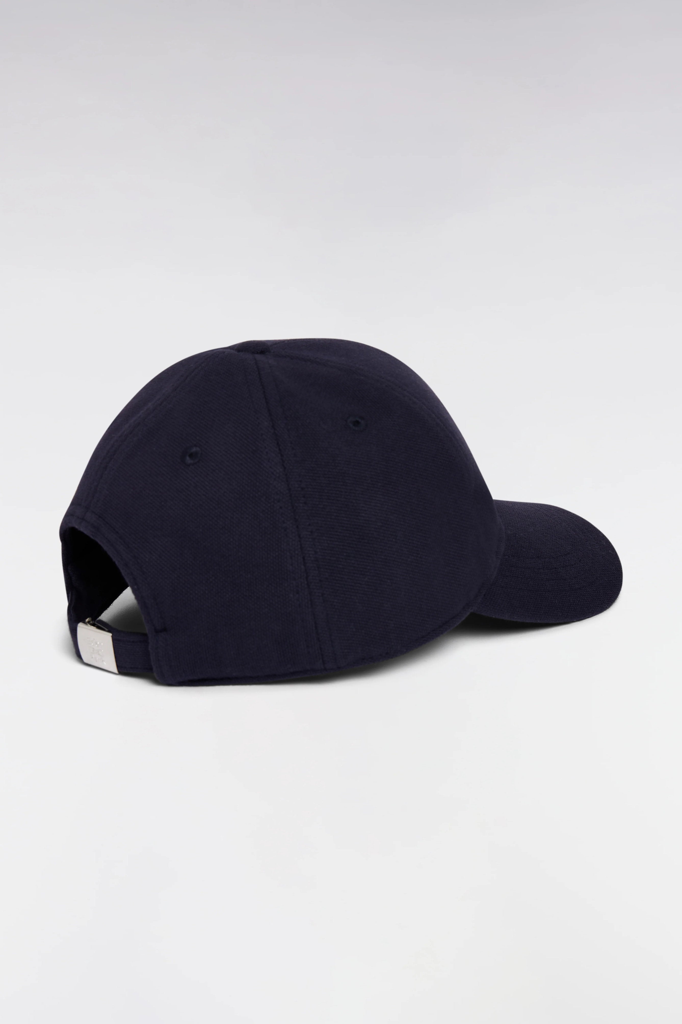 Eden Park_Navy Cotton PiquŽ Cap with Bow Tie Embroidery_E25CHACA0006_BLF_02