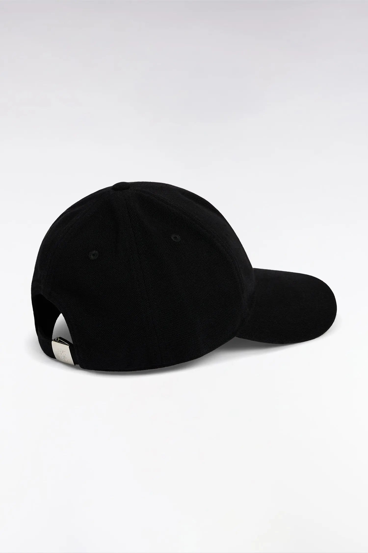 Eden Park_Black Cotton PiquŽ Cap with Bow Tie Embroidery_E25CHACA0006_NO_02