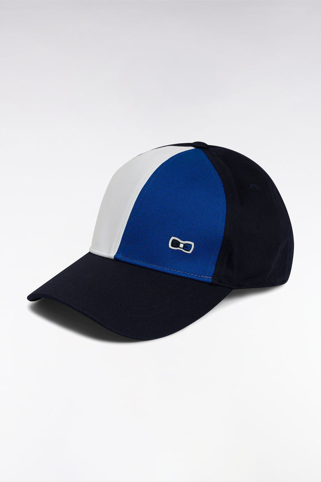 Eden Park_Tricolor Cap in Navy Cotton Twill_E25CHACA0010_BLM33_02