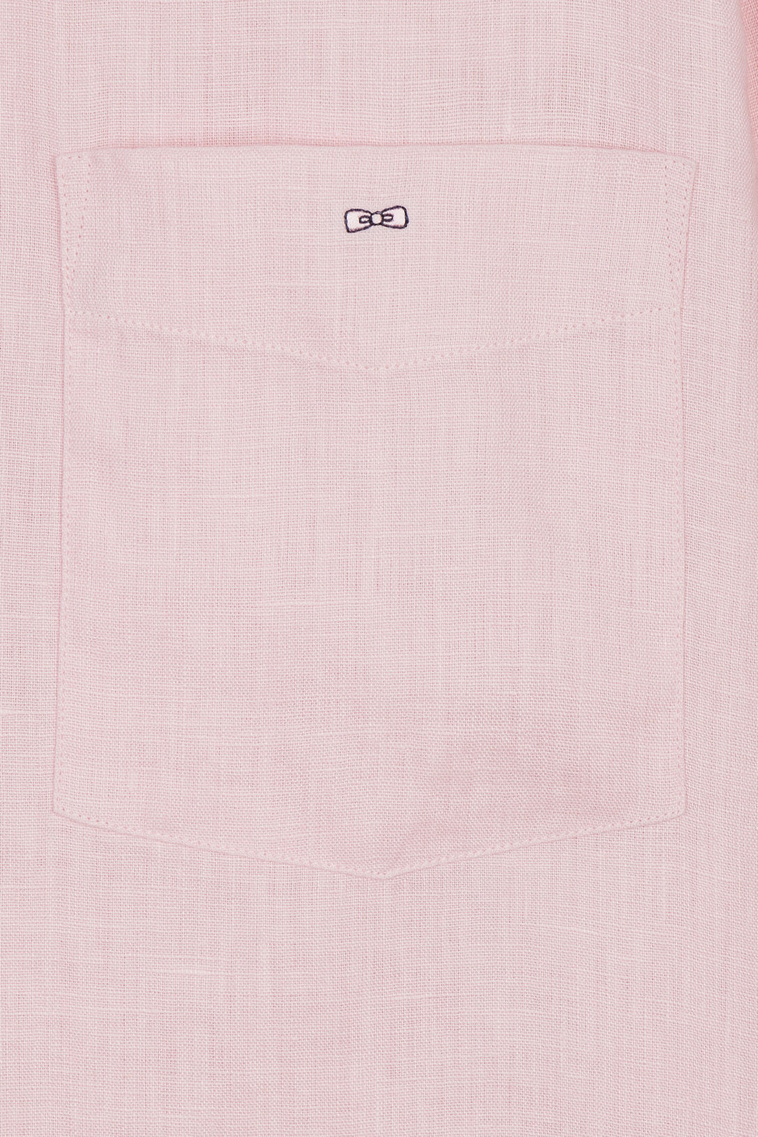 Eden Park_Straight-Fit Pink Linen Shirt_E25CHECL0005_ROC16_05