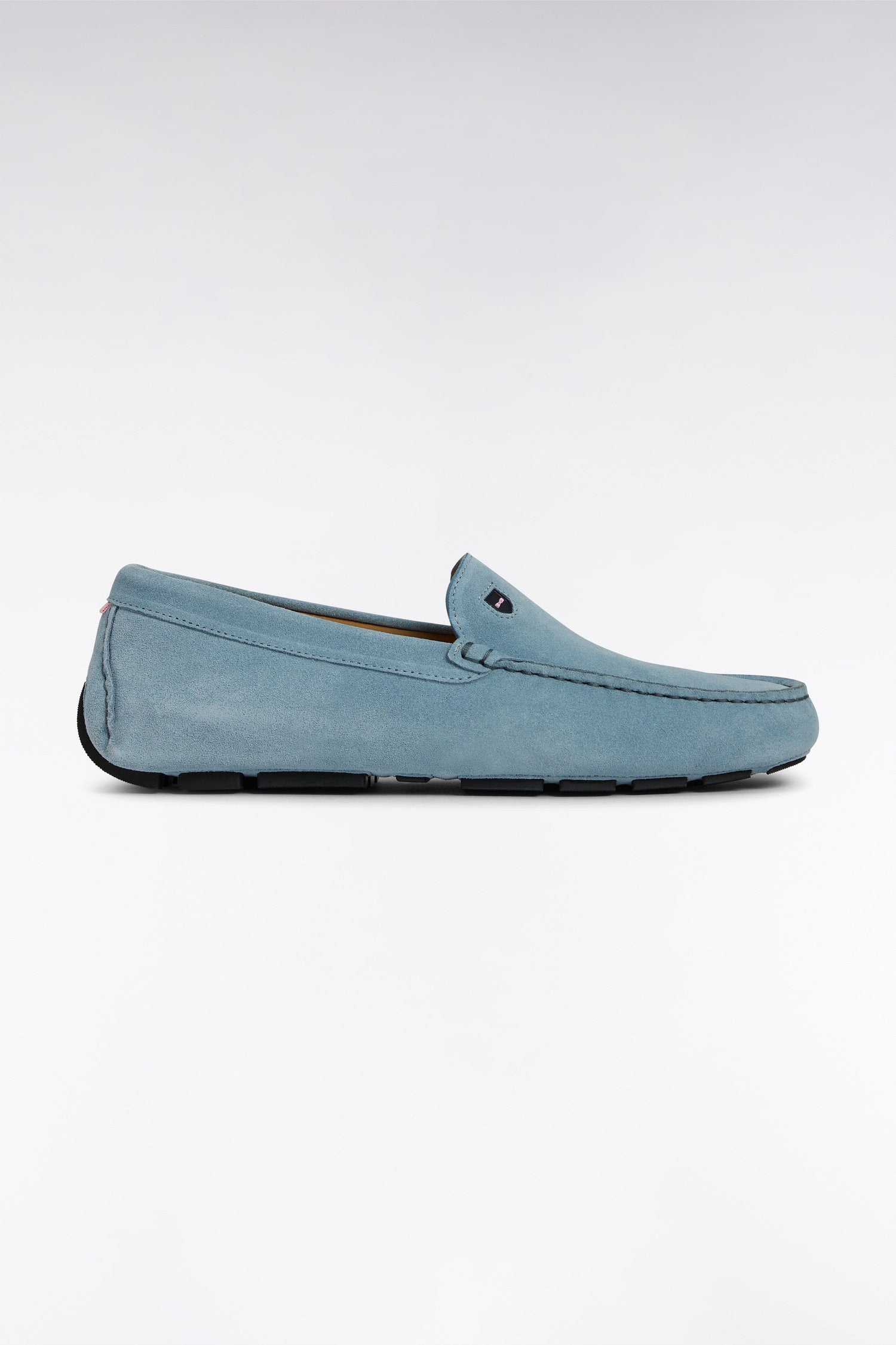Eden Park_Sky Blue Suede Leather Loafers_E25CHSMO0001_BLF25_02