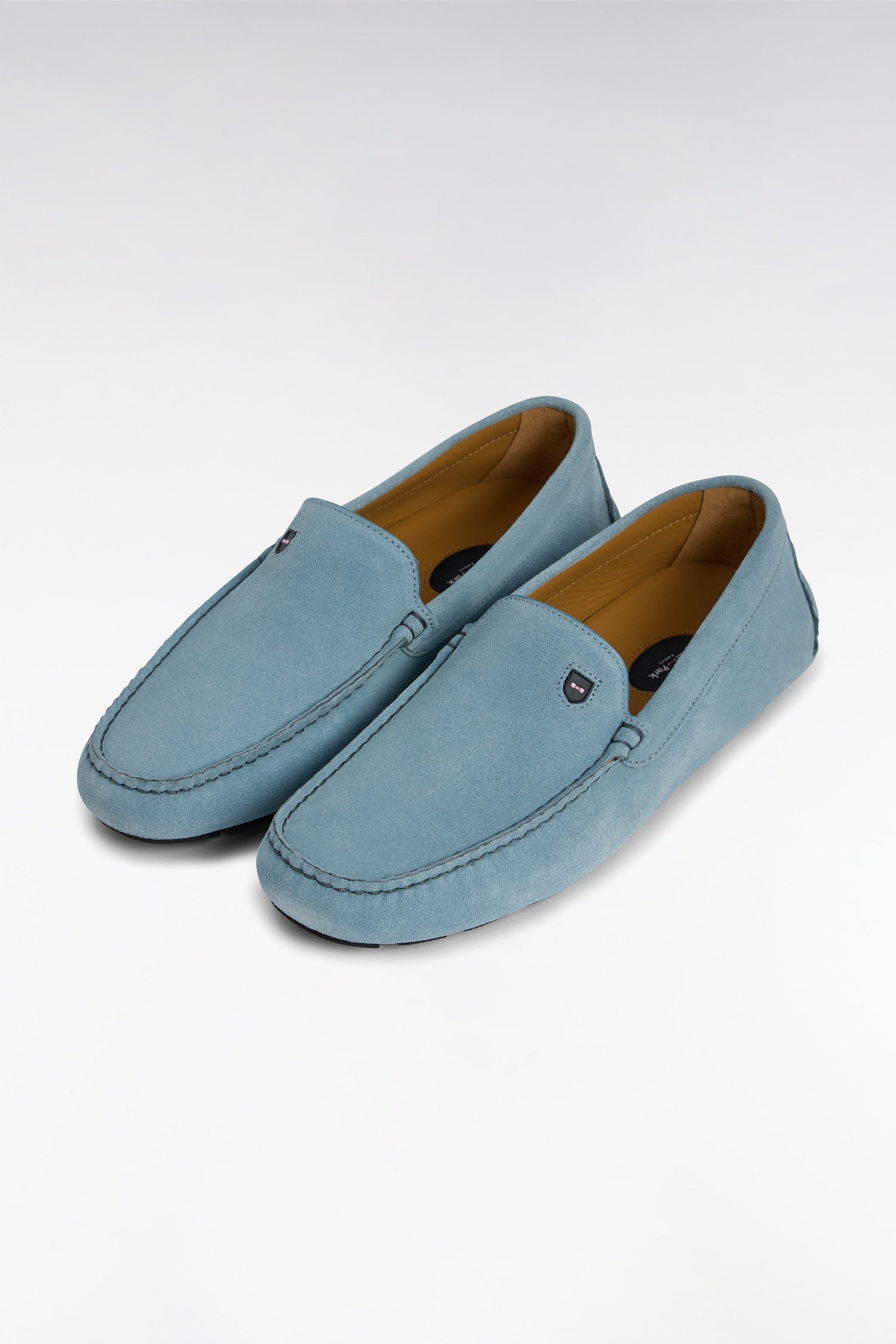 Eden Park_Sky Blue Suede Leather Loafers_E25CHSMO0001_BLF25_03