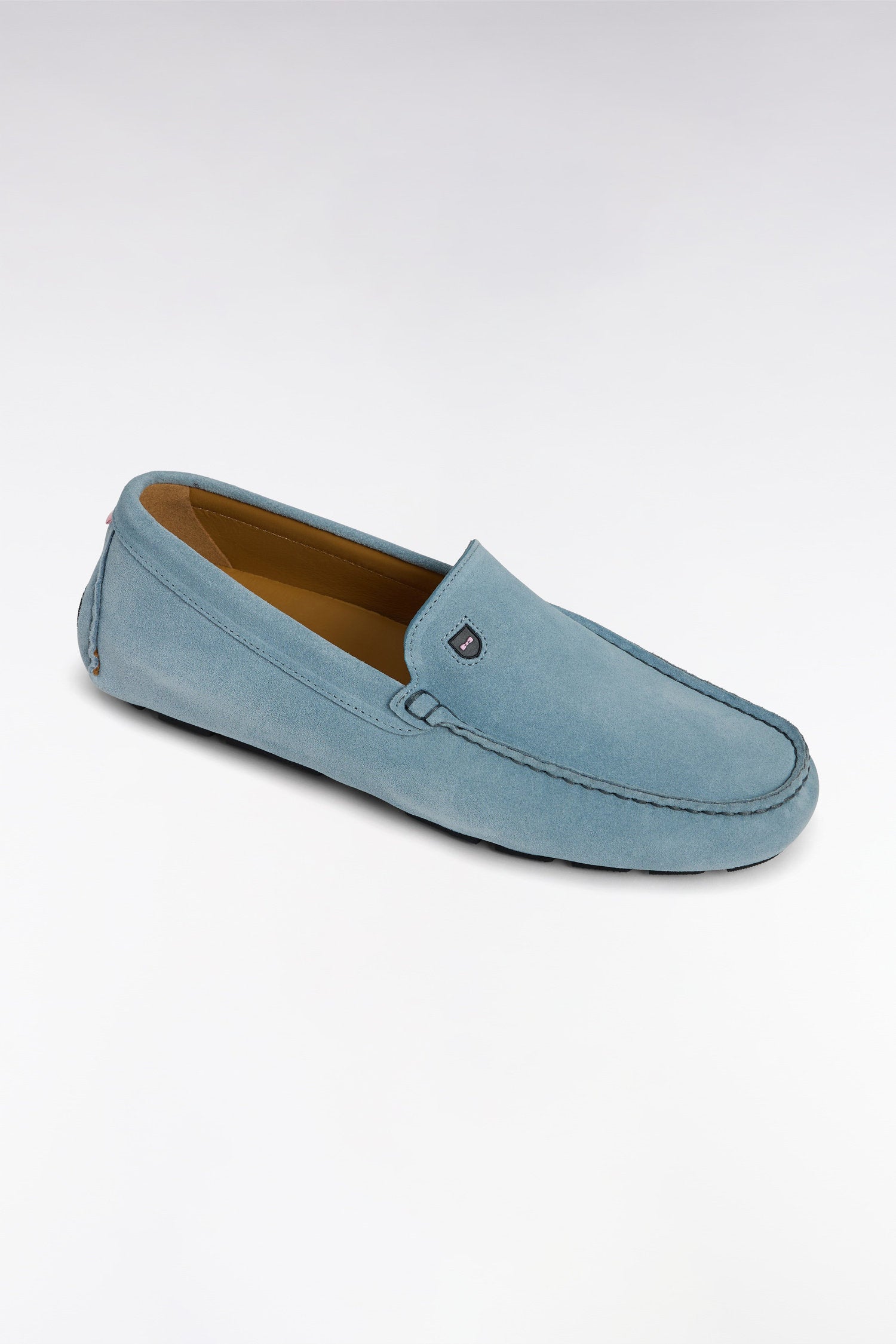 Eden Park_Sky Blue Suede Leather Loafers_E25CHSMO0001_BLF25_04