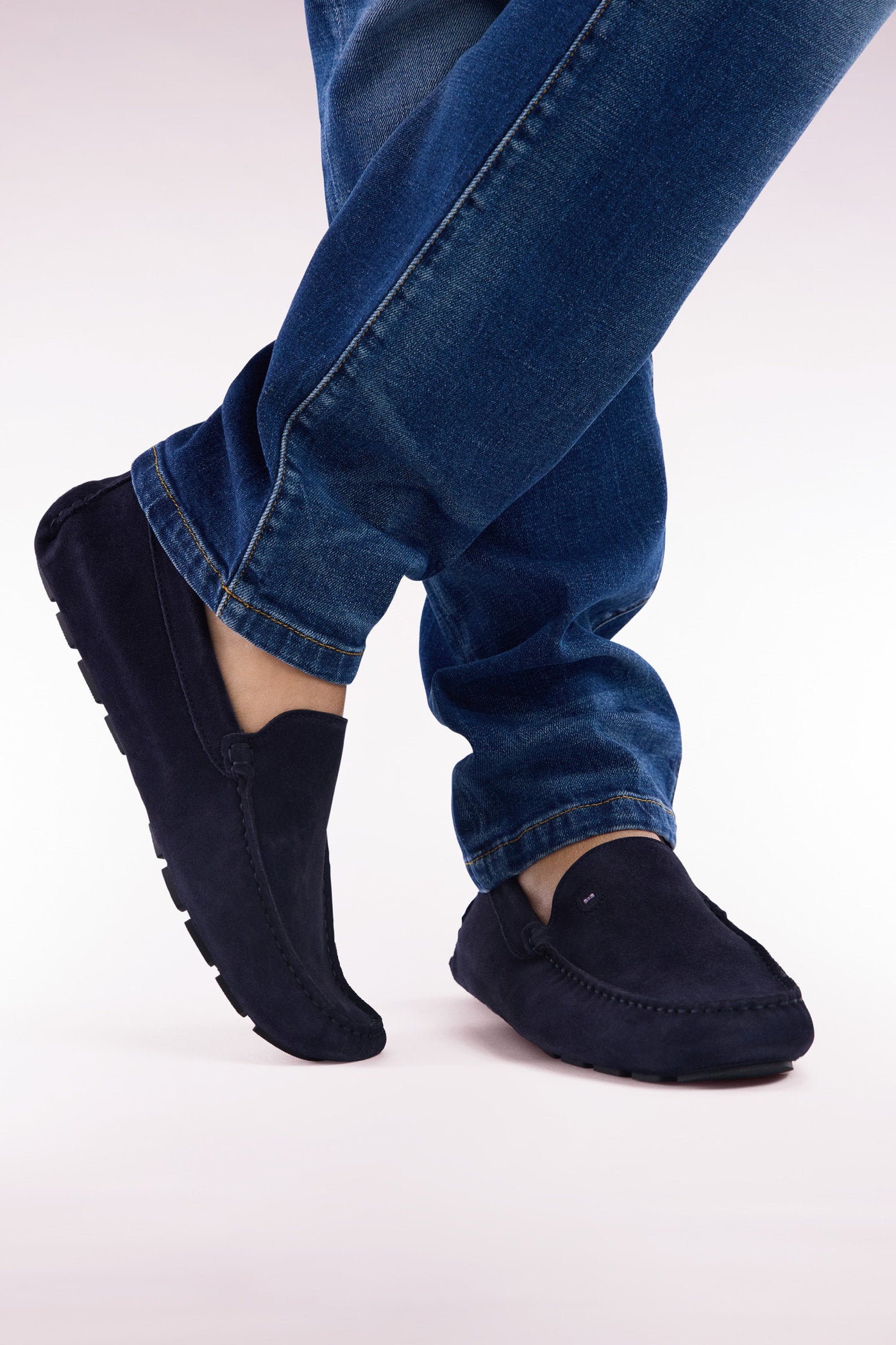 Eden Park_Black Suede Leather Loafers_E25CHSMO0001_BLF_01