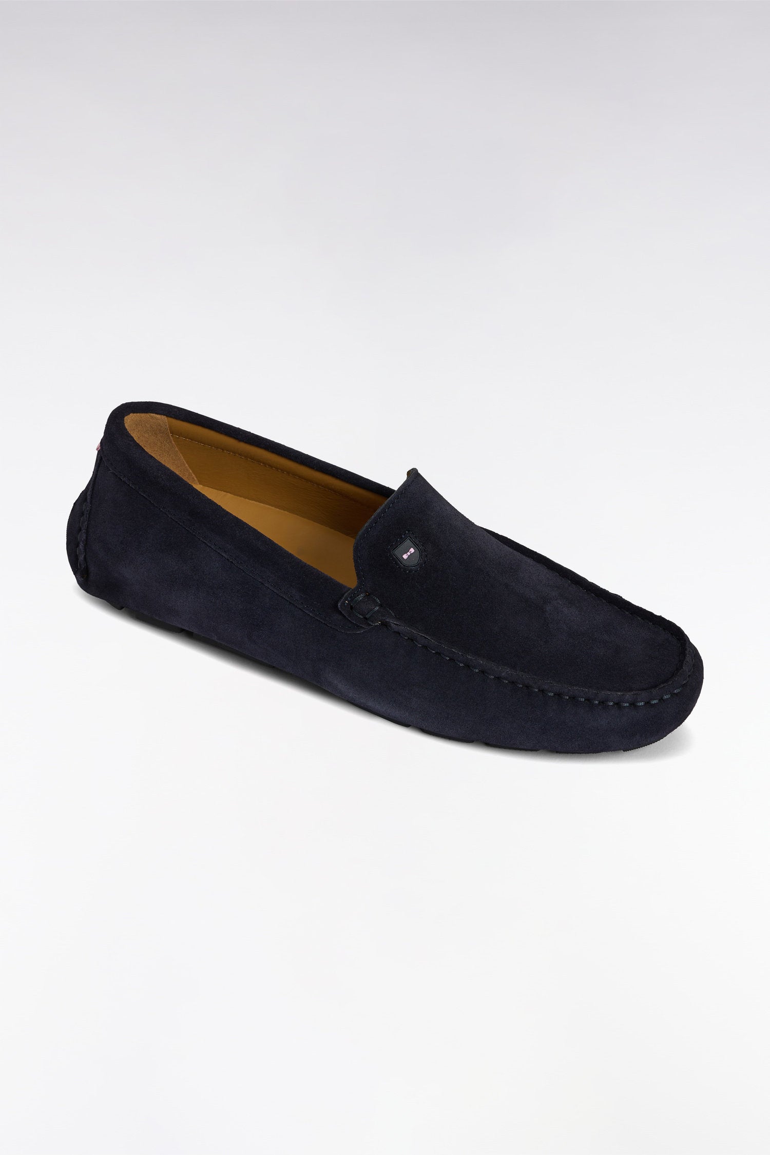 Eden Park_Black Suede Leather Loafers_E25CHSMO0001_BLF_03