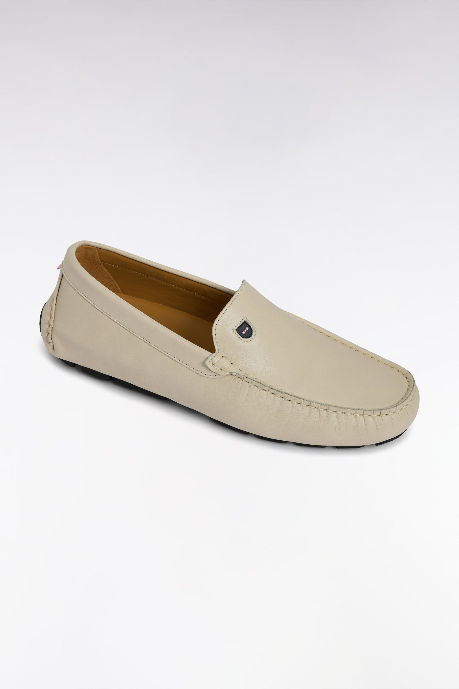 Eden Park_Beige Split Leather Loafers_E25CHSMO0004_BEM7_04