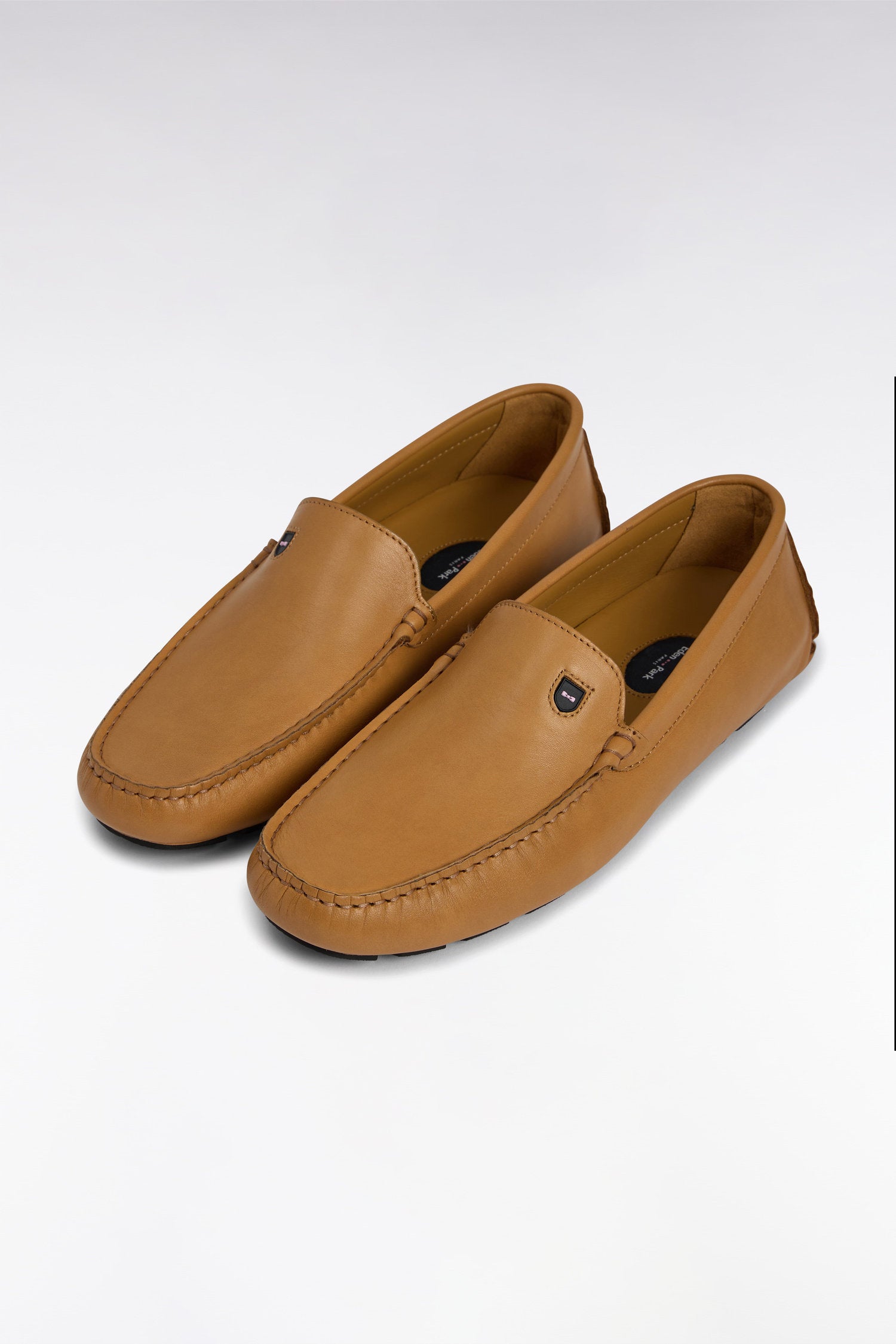 Eden Park_Camel Split Leather Loafers_E25CHSMO0004_MAM5_03