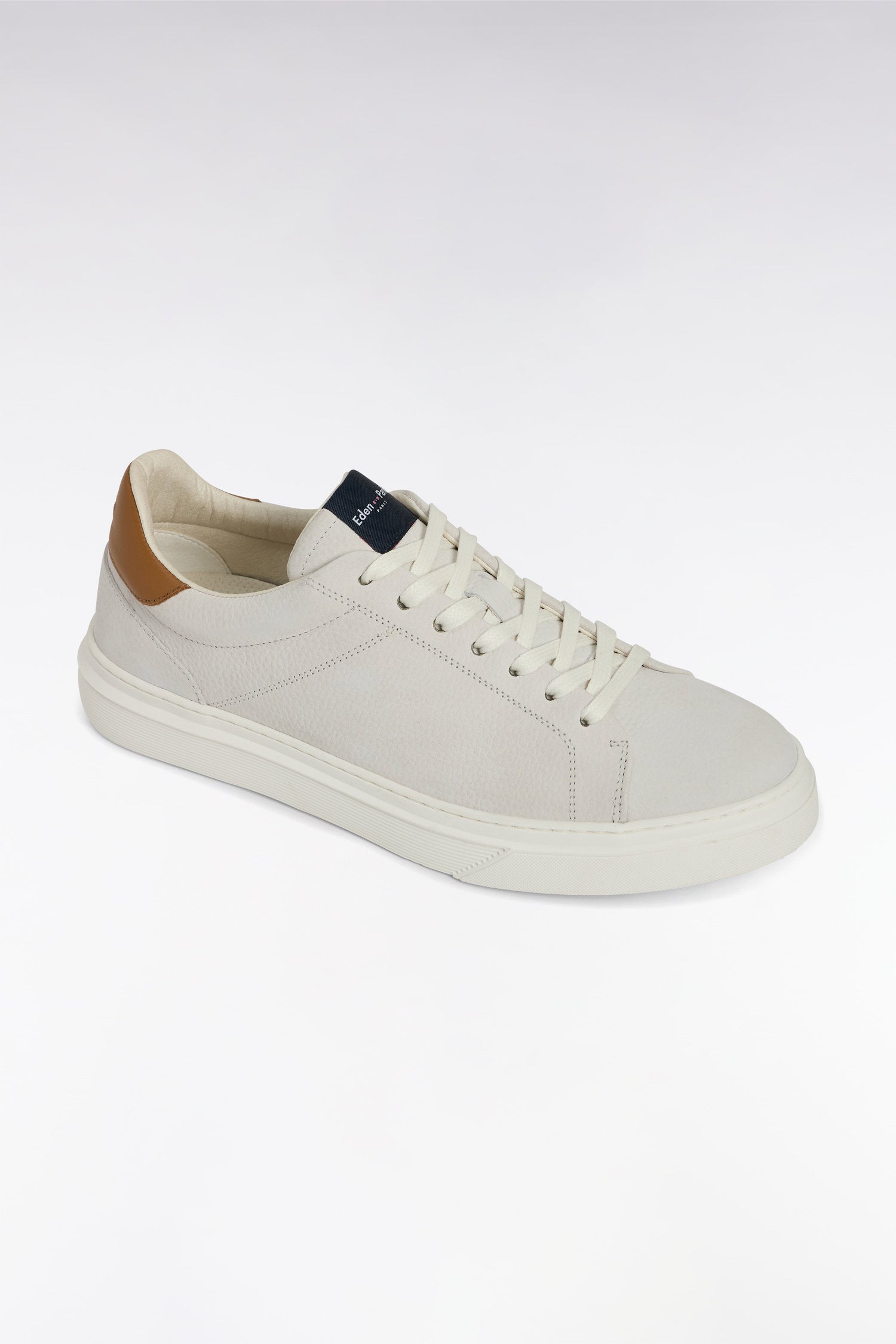 Eden Park_White Leather Low-Top Sneakers_E25CHSTE0003_BC_04
