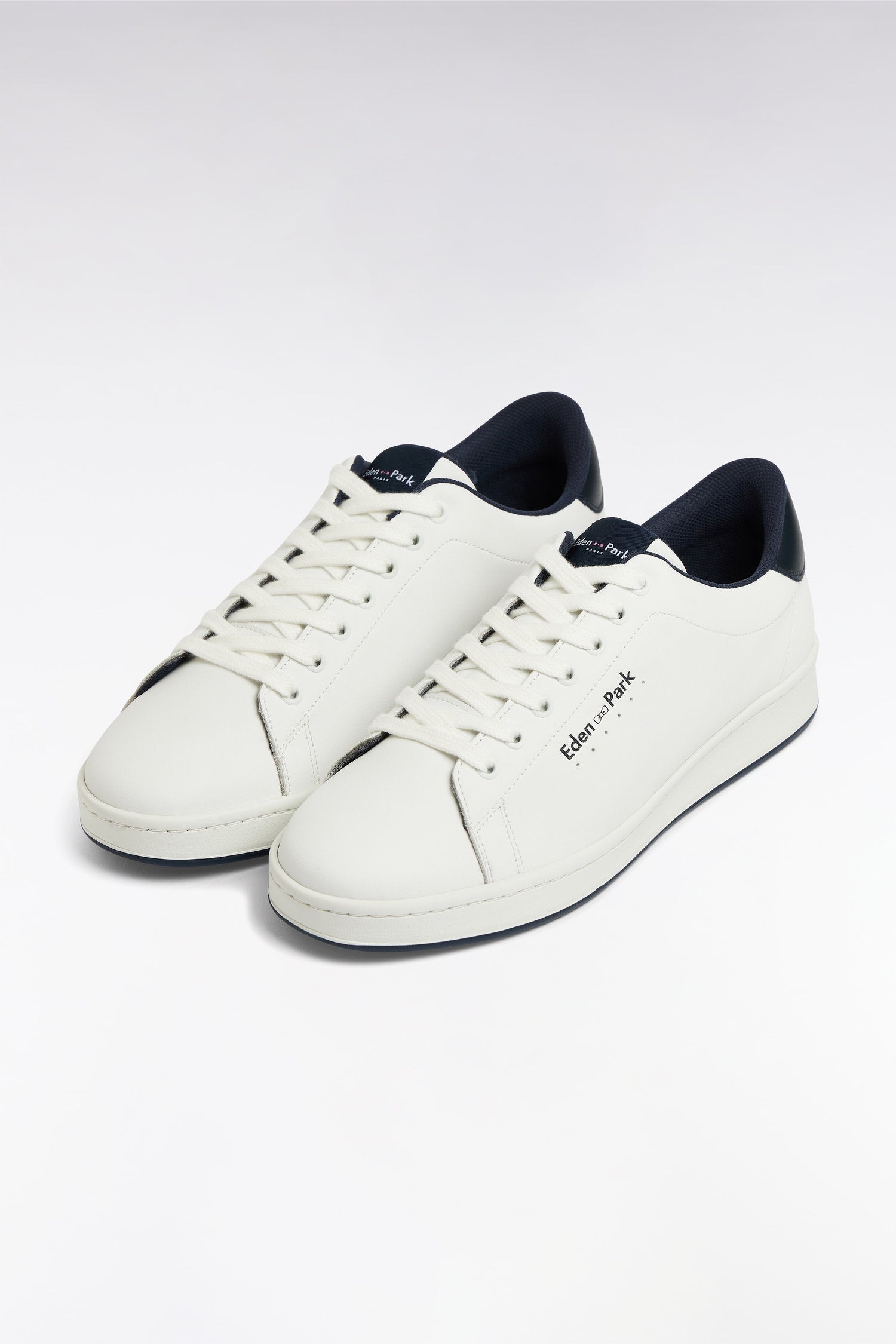 Eden Park_White Leather Low-Top Sneakers_E25CHSTE0005_BC_03