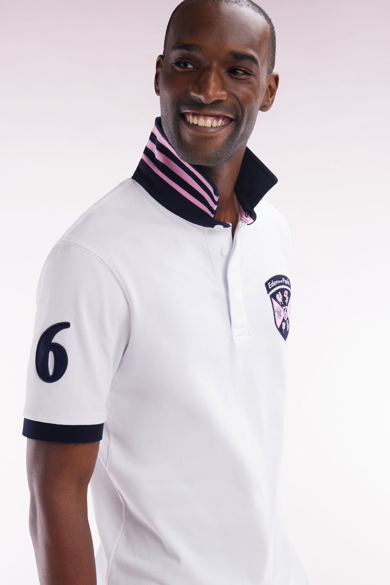 Eden Park_6 Nations Straight-Fit White Short-Sleeved Rugby Shirt_E25MAIMC0025_BC_03