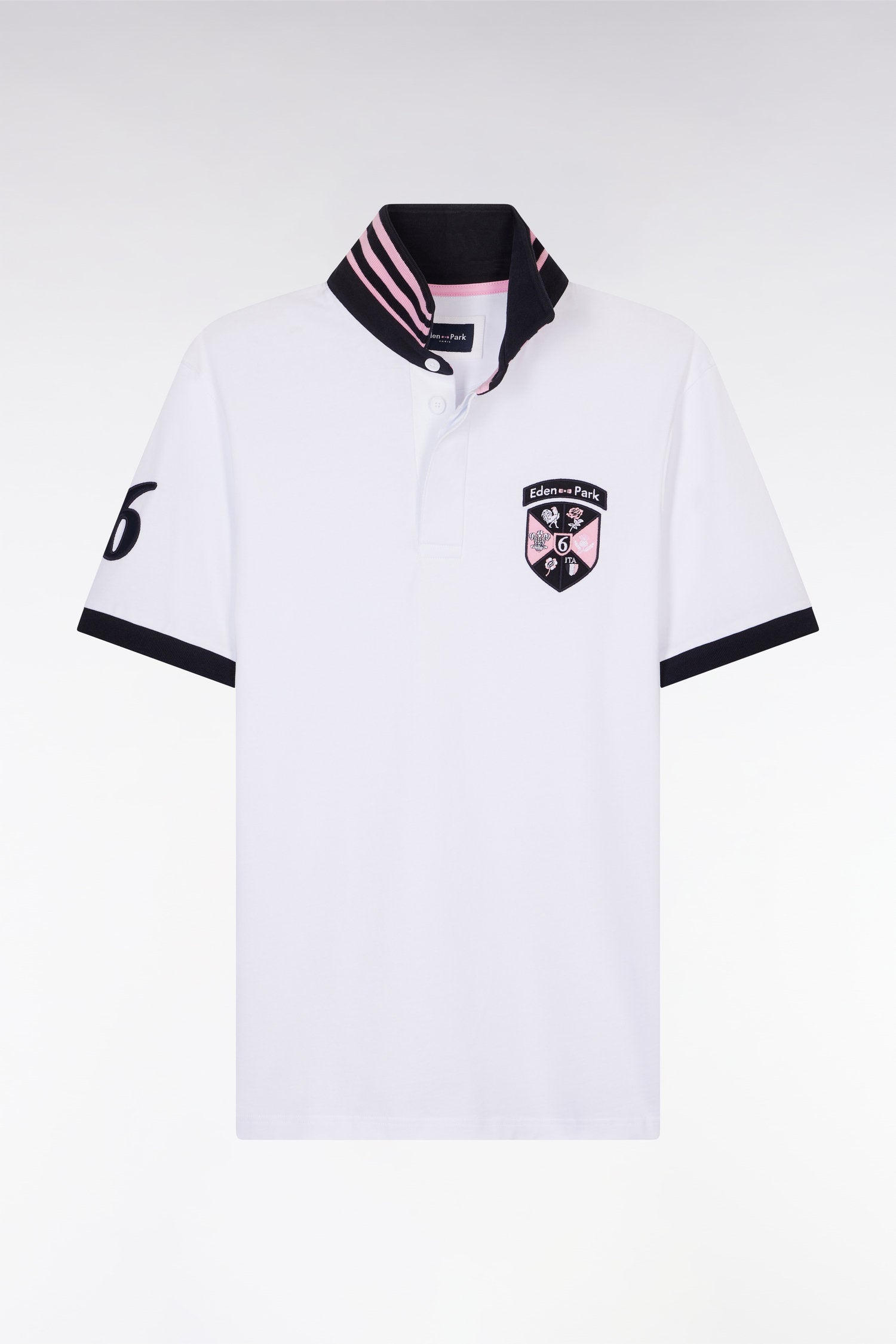 Eden Park_6 Nations Straight-Fit White Short-Sleeved Rugby Shirt_E25MAIMC0025_BC_04