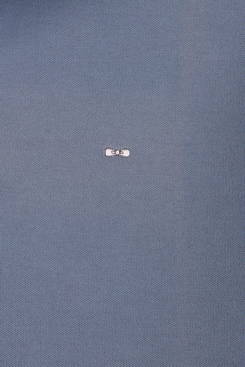 Eden Park_Slim-Fit Short-Sleeved Polo Shirt in Khaki Stretch Cotton PiquŽ_E25MAIPC0001_GRM12_05