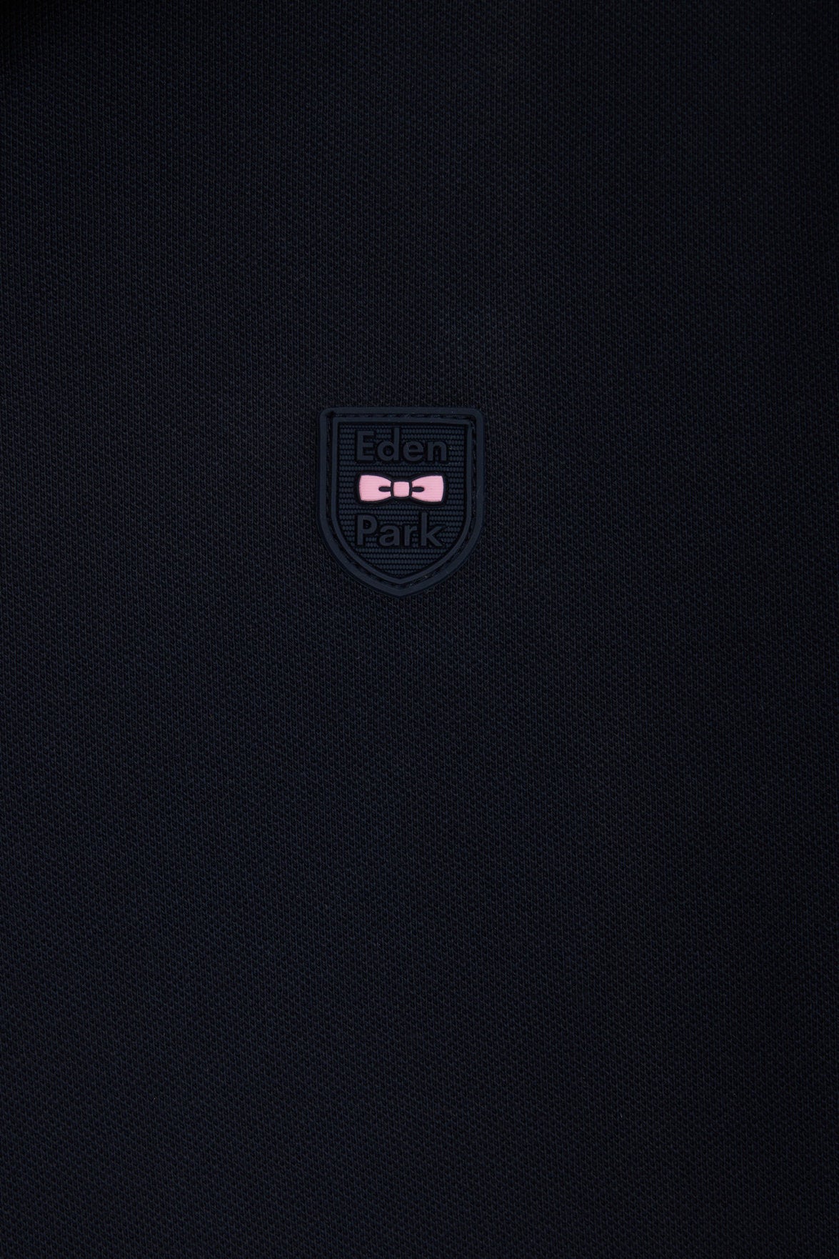 Eden Park_Slim-Fit Short-Sleeved Polo Shirt in Navy Stretch Cotton PiquŽ_E25MAIPC0011_BLF_05