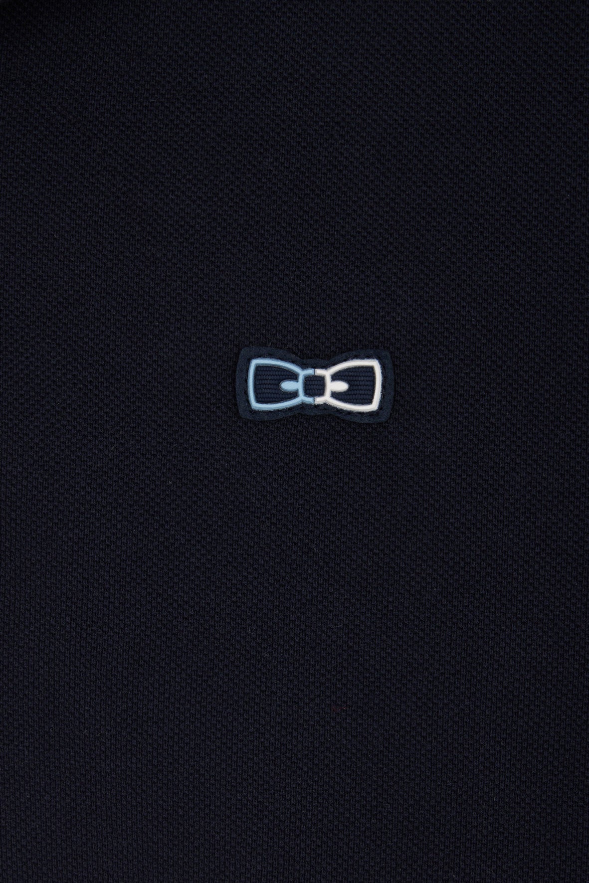 Eden Park_Relaxed-Fit Short-Sleeved Polo Shirt in Navy Cotton with Piped Collar_E25MAIPC0020_BLF_05