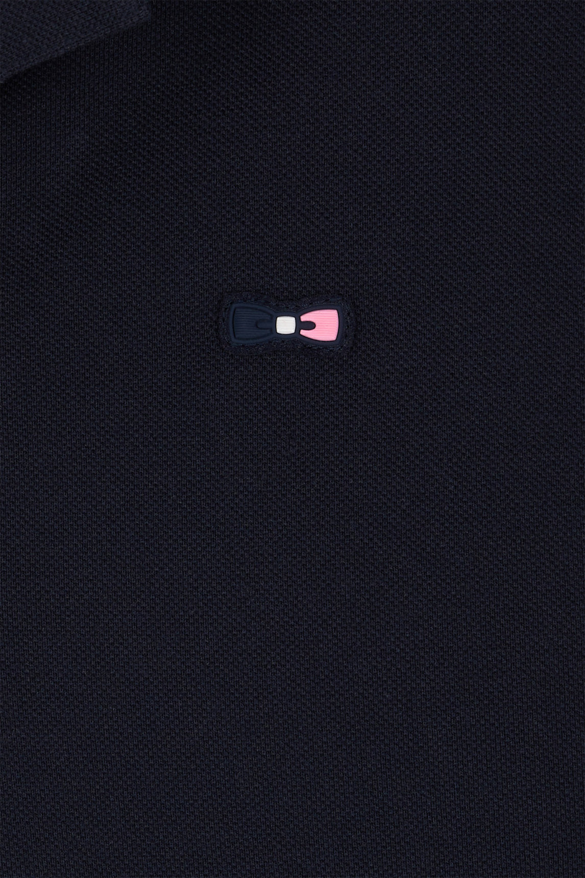 Eden Park_Polo Shirt in Navy Cotton with Two-Tone Eden Park Jacquard Collar_E25MAIPC0025_BLF_05