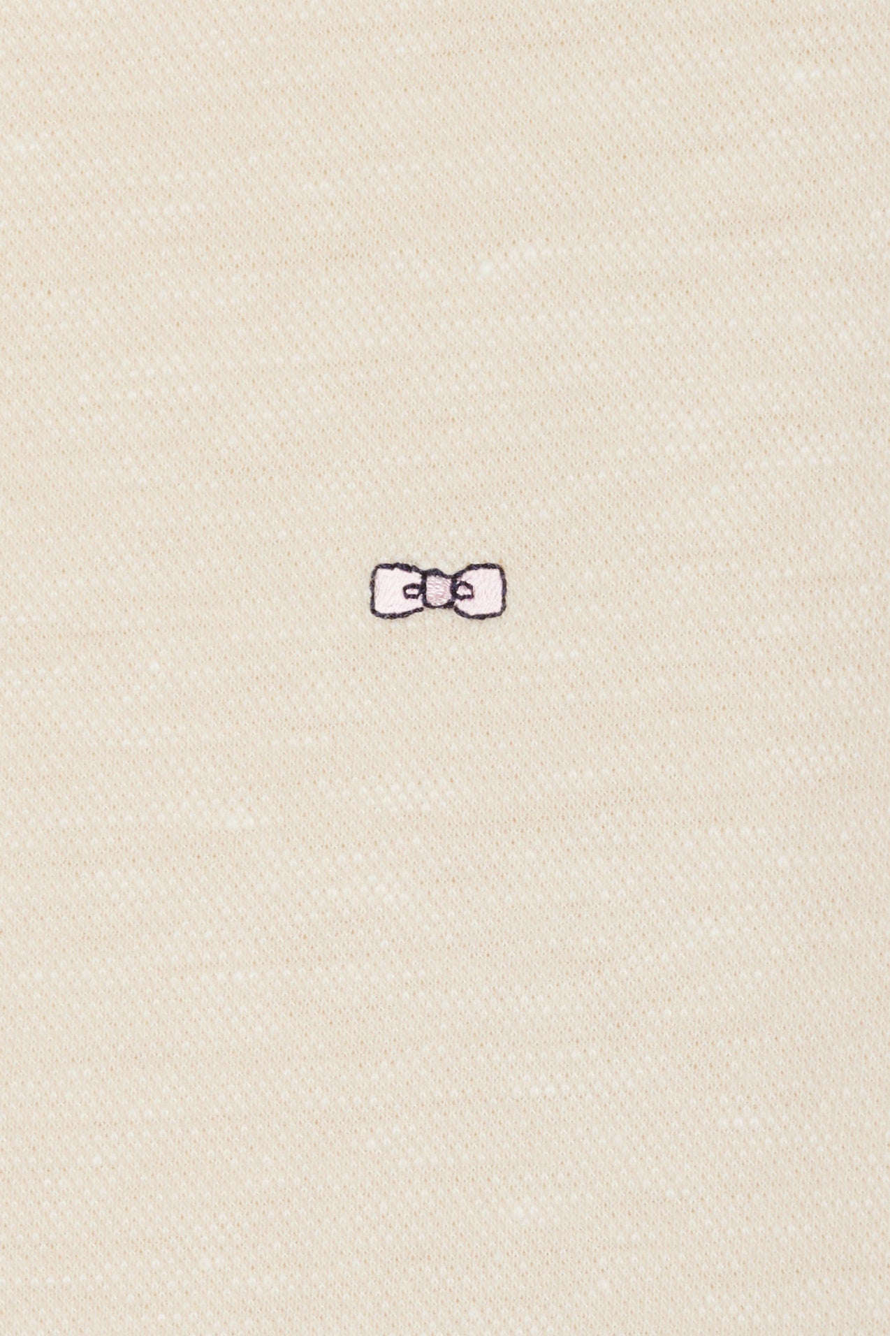 Eden Park_Straight-Fit Short-Sleeved Polo Shirt in Cream Cotton-Linen Blend_E25MAIPC0061_BEC15_05