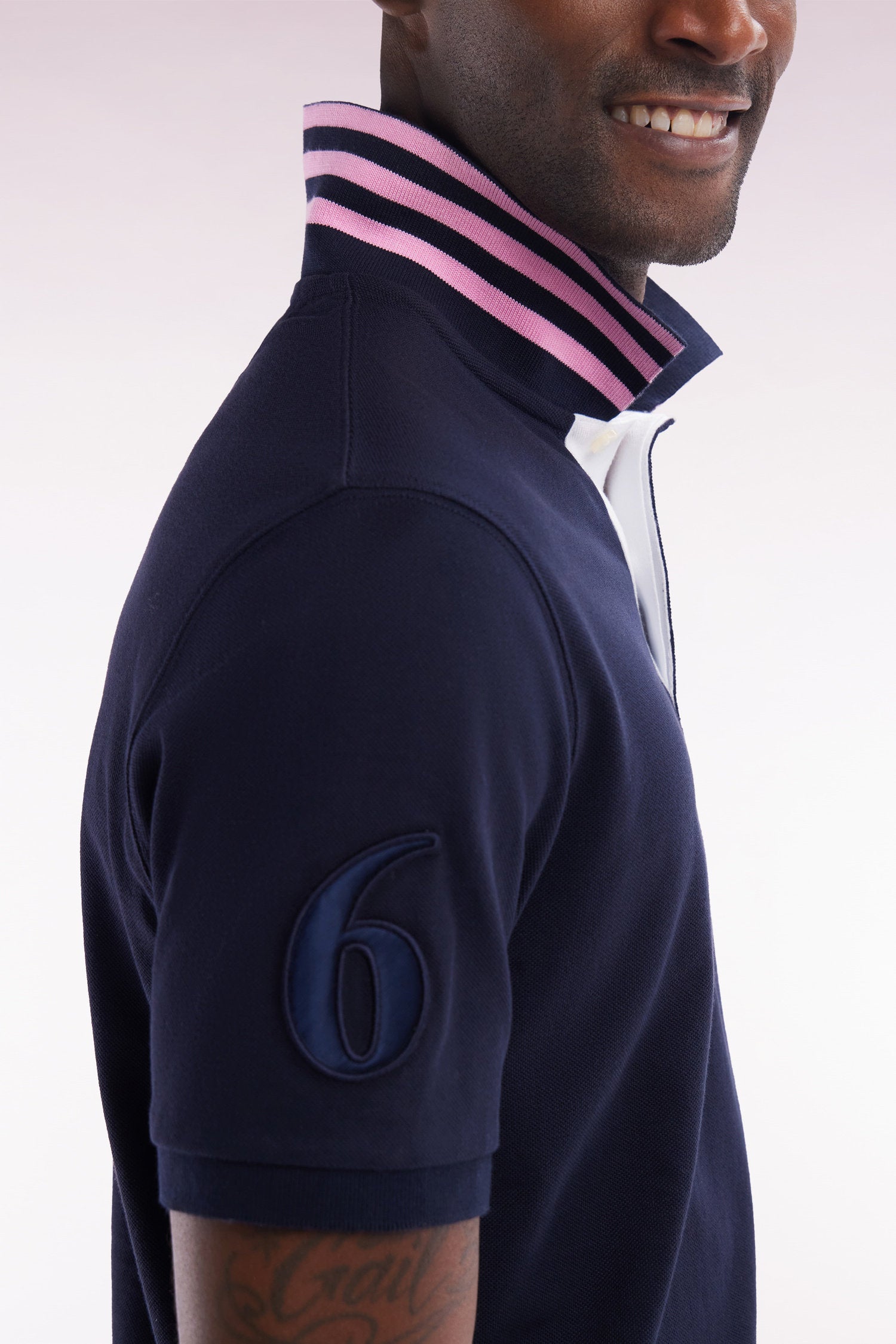 Eden Park_Straight-Fit 6 Nations Short-Sleeved Polo Shirt in Navy Cotton PiquŽ_E25MAIPC0062_BLF_03