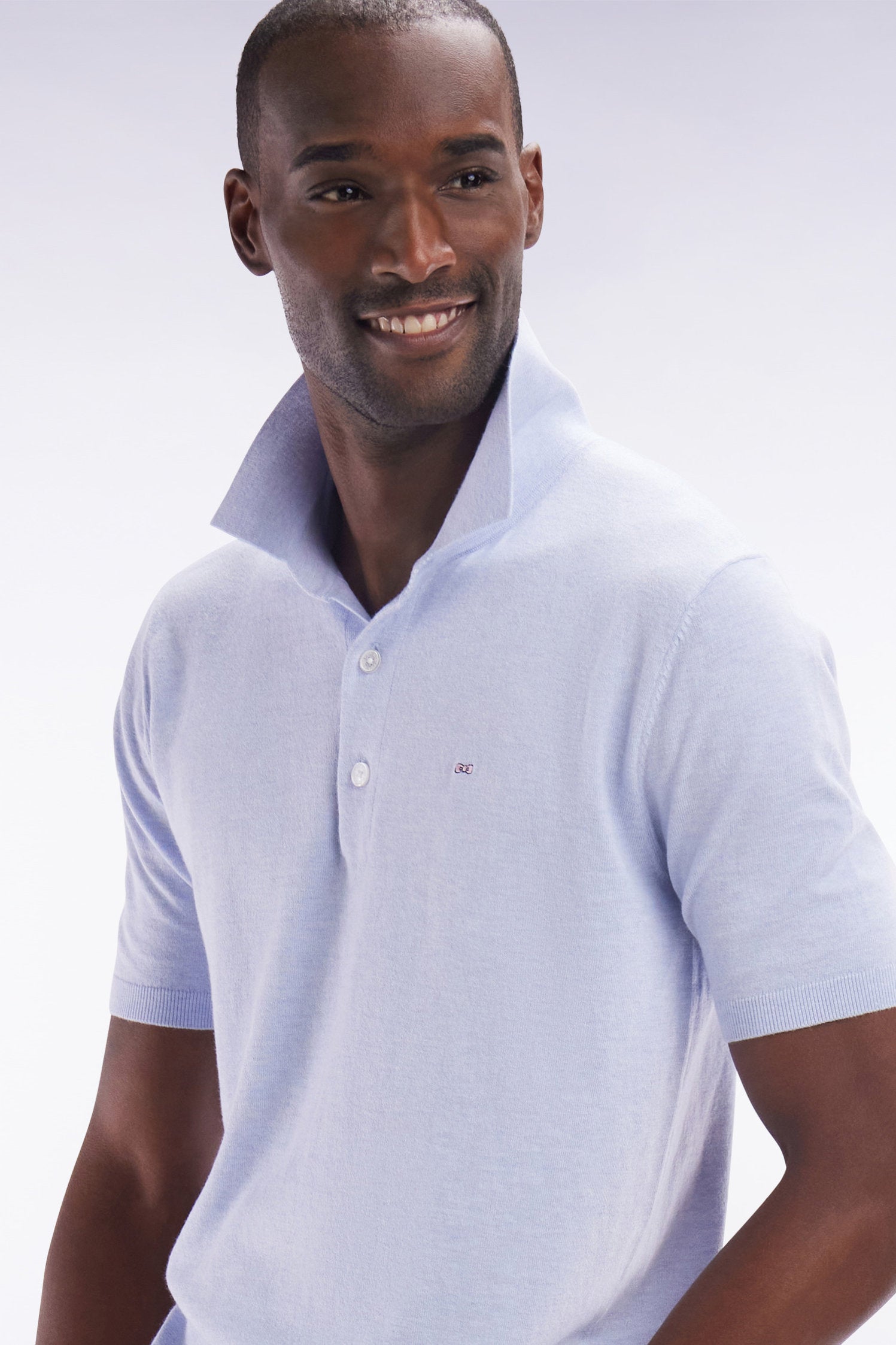 Eden Park_Straight-Fit Light Grey Cotton-Silk-Blend Polo Neck Jumper_E25MAIPU0036_BLC6_03