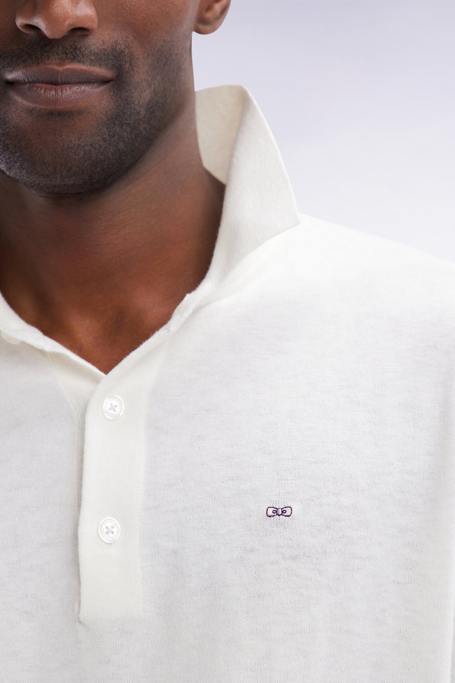 Eden Park_Straight-Fit Ecru Cotton-Silk-Blend Polo Neck Jumper_E25MAIPU0036_ECC_03