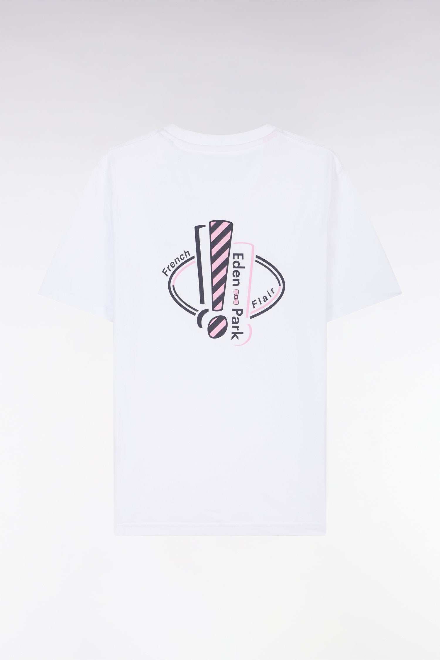 Eden Park_Straight-Fit Screen-Printed White Cotton T-Shirt_E25MAITC0038_BC_04