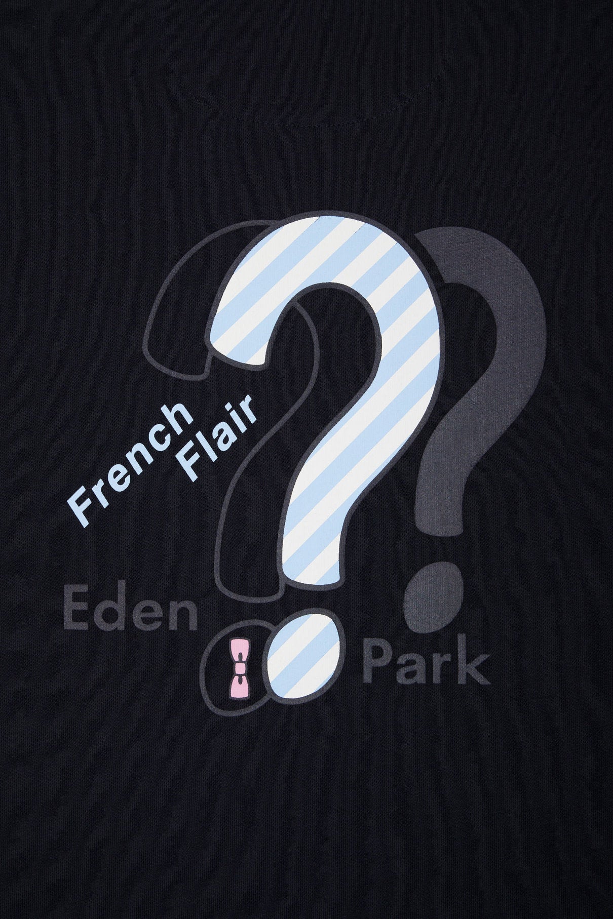 Eden Park_Straight Fit Navy Cotton T-Shirt with Striped Back Embroidery_E25MAITC0040_BLF_05