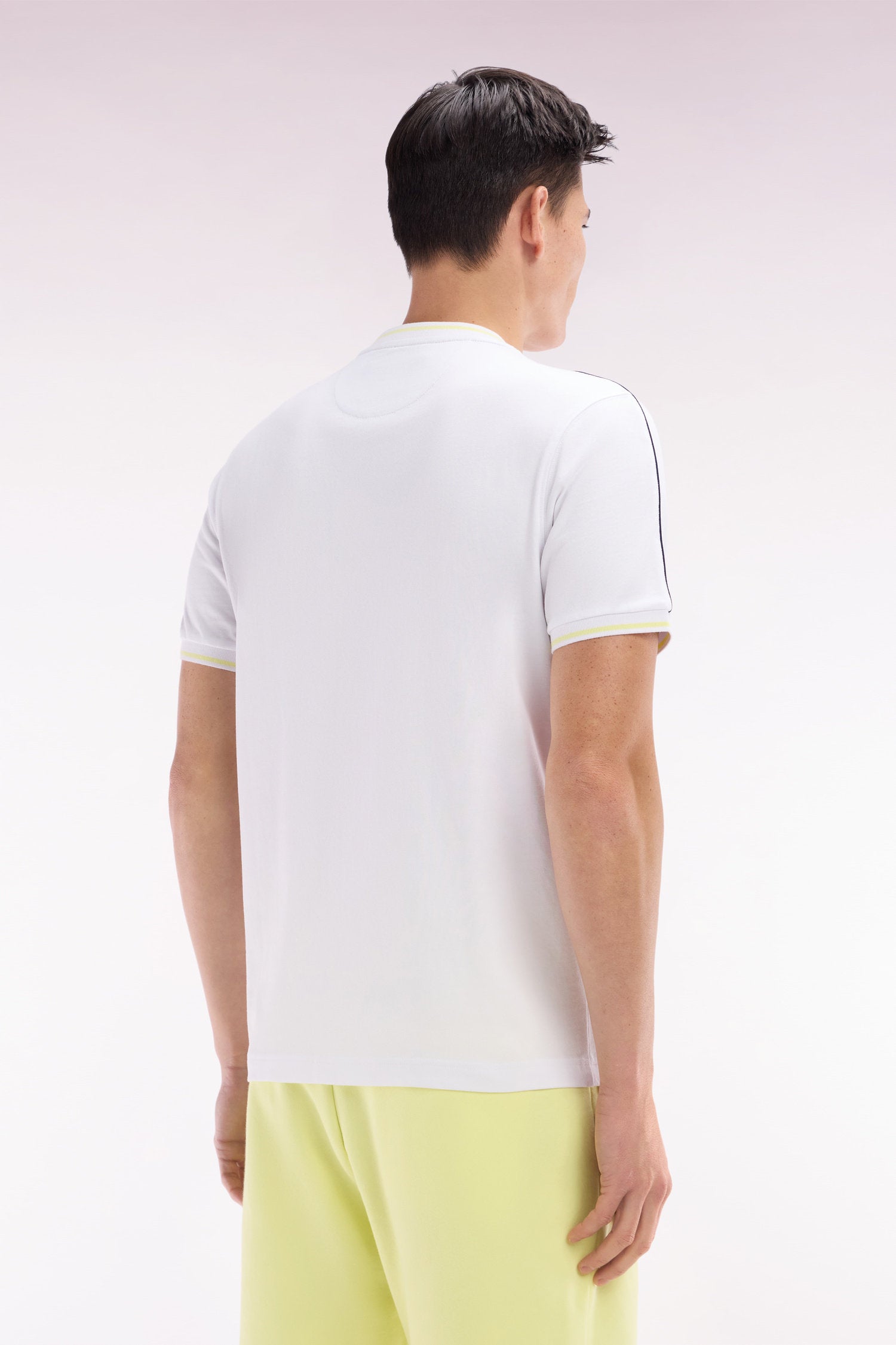 Eden Park_Relaxed Fit White Cotton T-Shirt_E25MAITC0045_BC_02