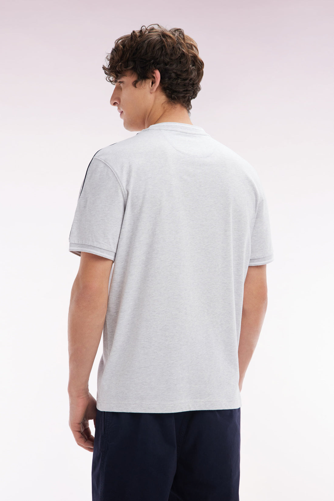Eden Park_Relaxed Fit Grey Cotton T-Shirt_E25MAITC0045_GRC10_02