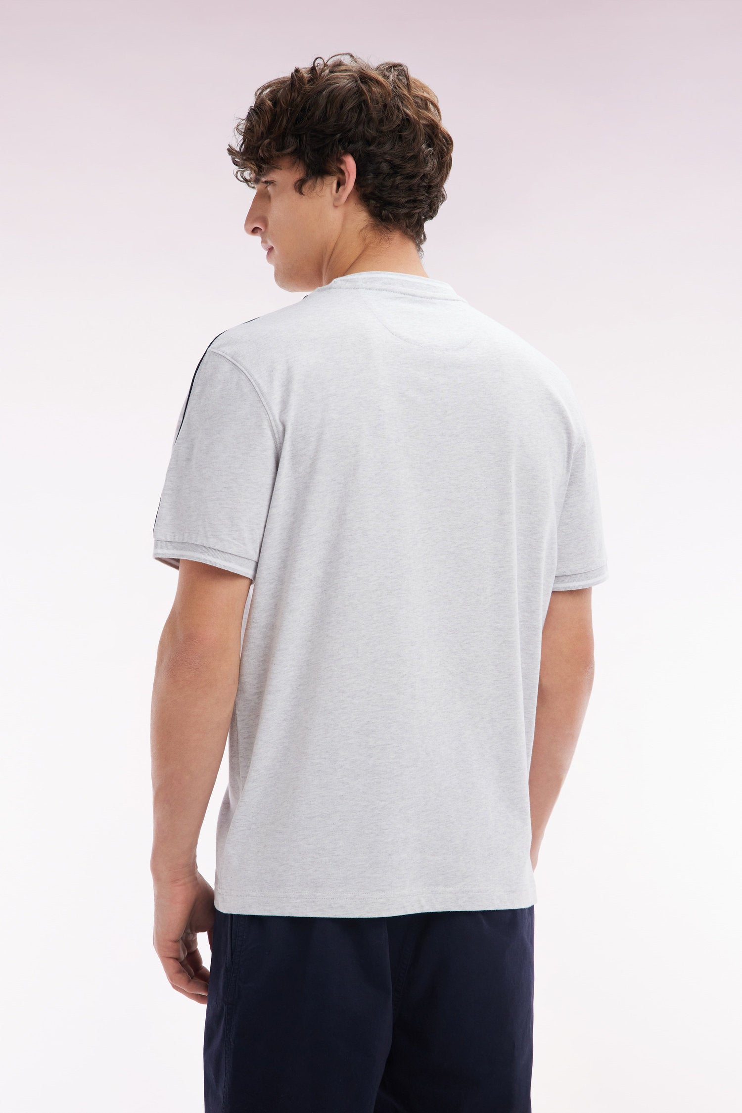 Eden Park_Relaxed Fit Grey Cotton T-Shirt_E25MAITC0045_GRC10_02